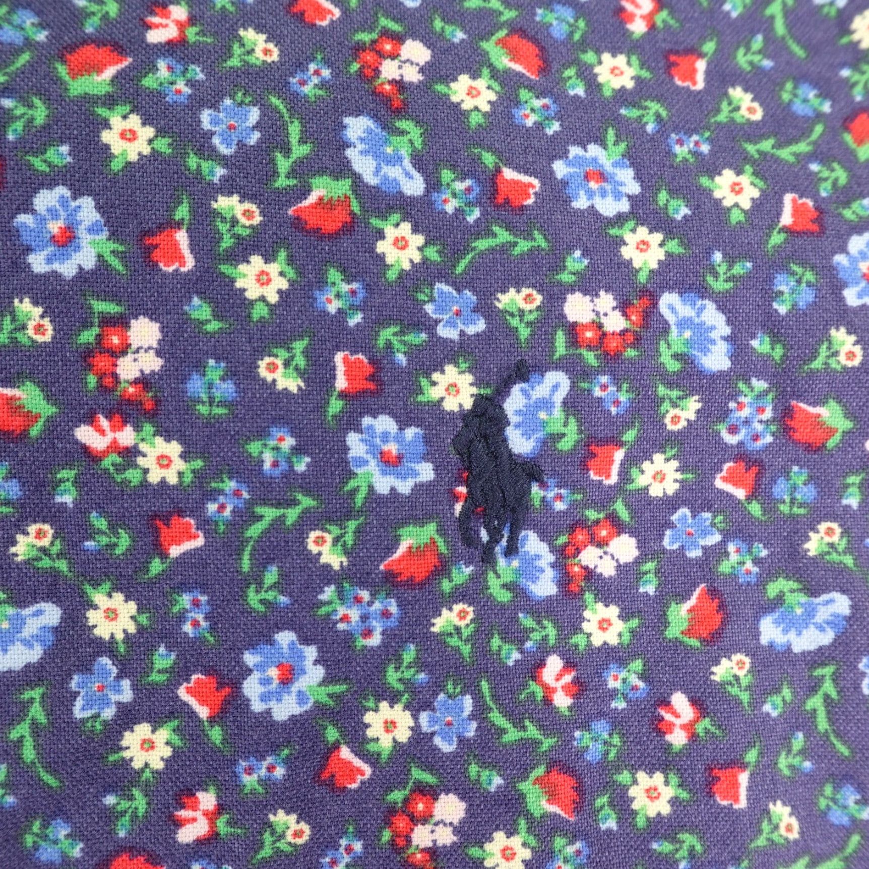 Ralph Lauren Ralph Lauren Shirt Mens Medium Blue Ditsy Floral Button-Up Pony Logo Flowers Size US M / EU 48-50 / 2 - 3 Thumbnail