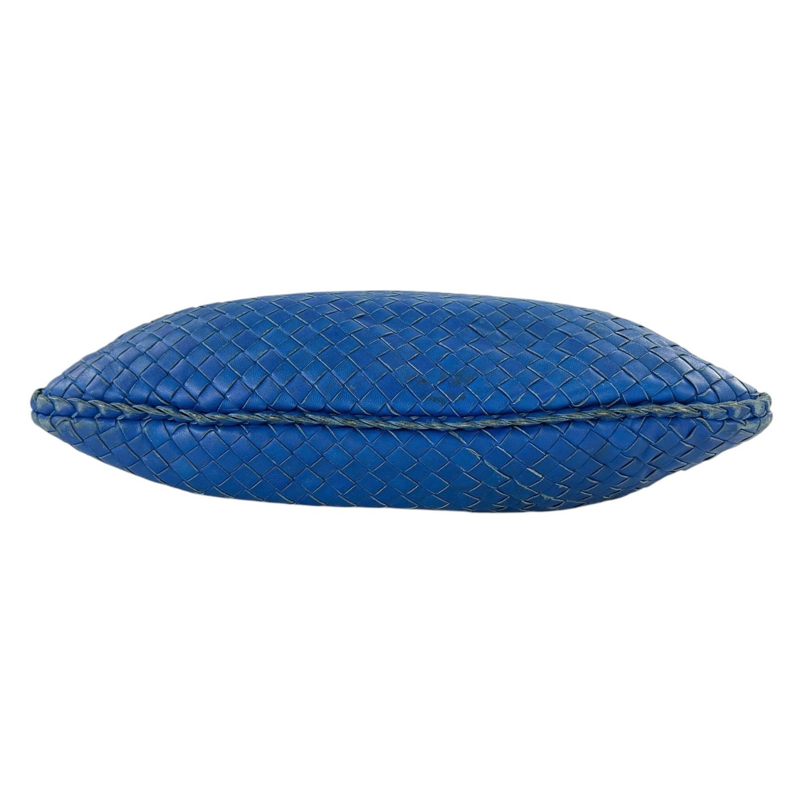 Bottega Veneta Bottega Veneta Blue Intrecciato Leather Hobo Bag Size ONE SIZE - 7 Thumbnail