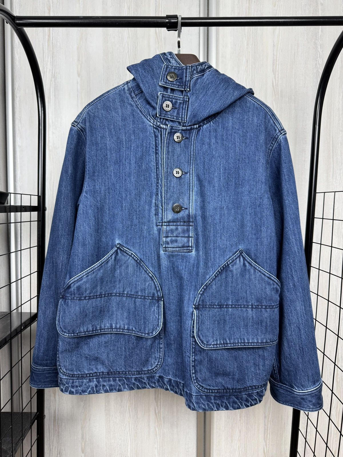Marc by Marc Jacobs MARC BY MARC JACOBS 4-Pocket Denim Hooded Jacket 40s US Navy Size US M / EU 48-50 / 2 - 2 Thumbnail