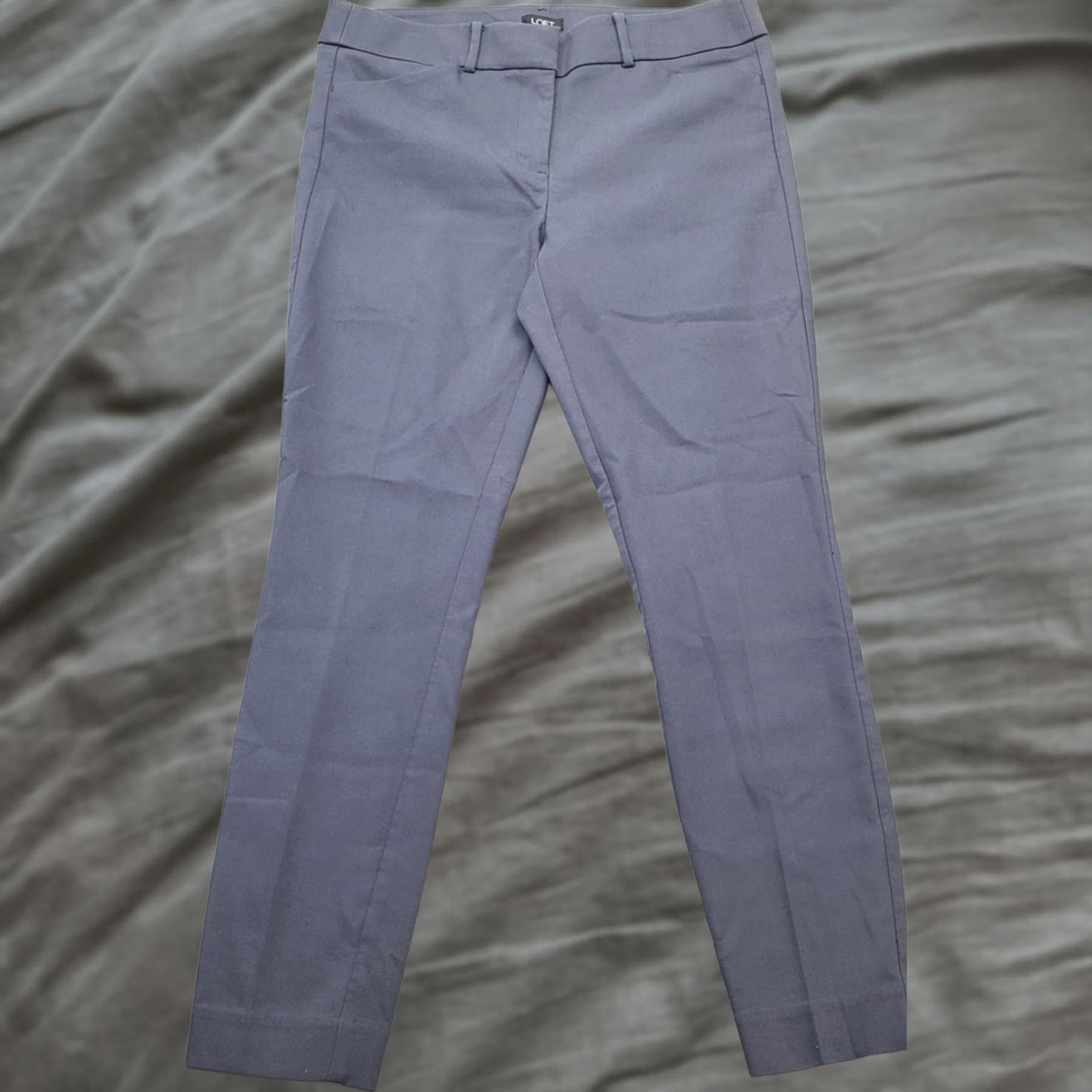 Loft Loft Pants Women's 8 Chino Flat Front Multi Cotton with Pockets Size 30" / US 8 / IT 44 - 1 Thumbnail