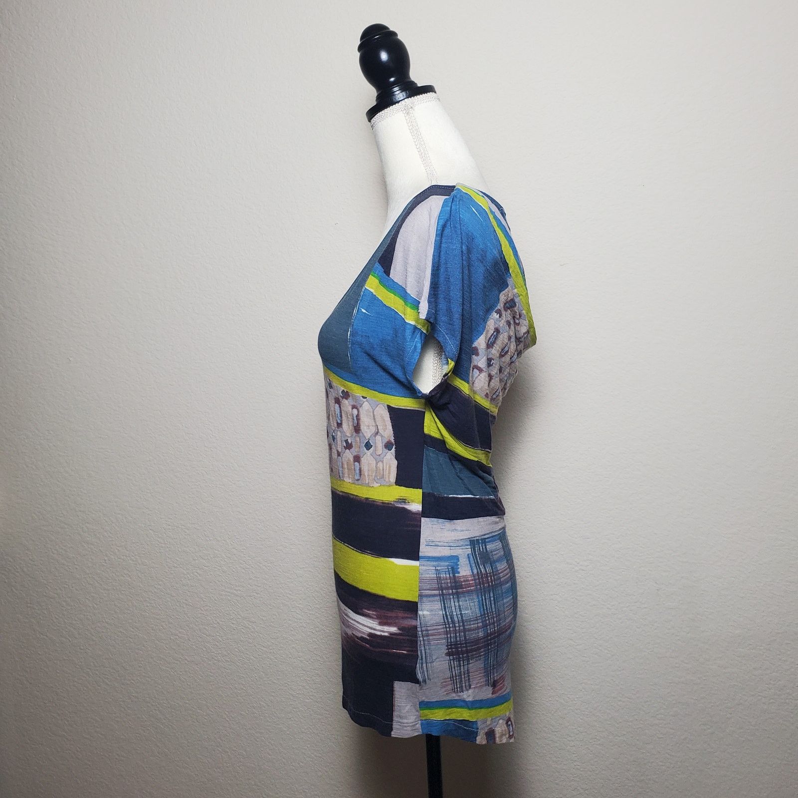 Anthropologie Anthropologie Multicolor Abstract Top XS Size XS / US 0-2 / IT 36-38 - 4 Thumbnail