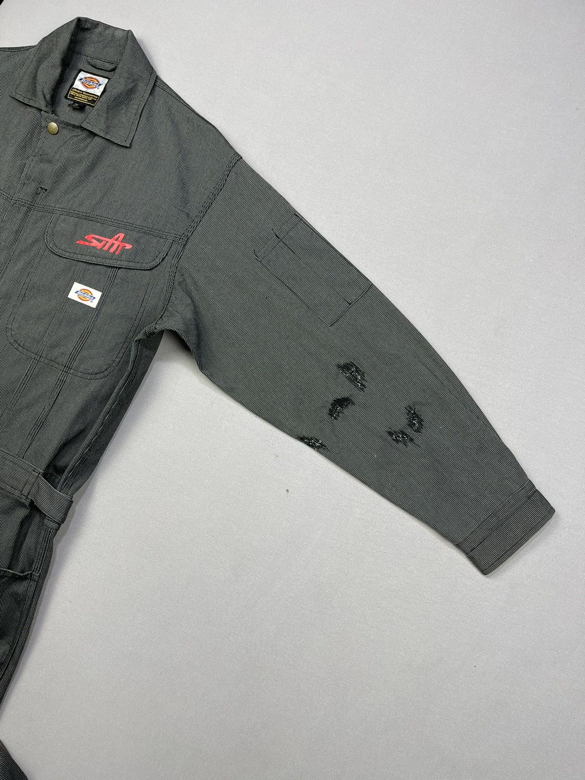 Dickies Hickory DICKIES Workwear Coverall Jumpsuit Size US 37 - 5 Thumbnail