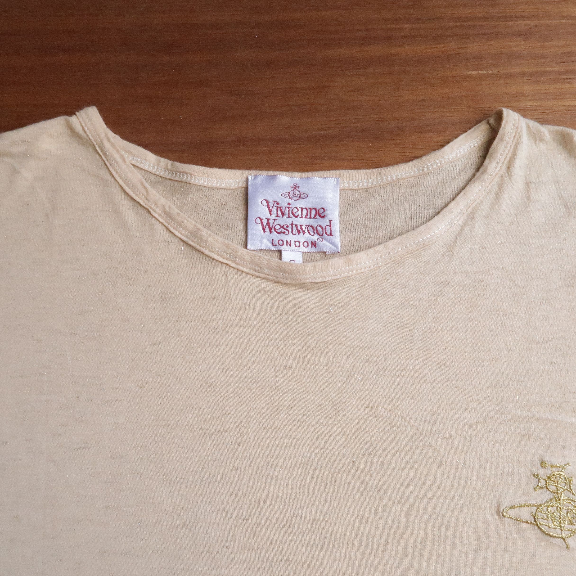 Seditionaries 🔥 Rare Vivienne Westwood Orb Logo Raglan Tee Size US M / EU 48-50 / 2 - 2 Thumbnail