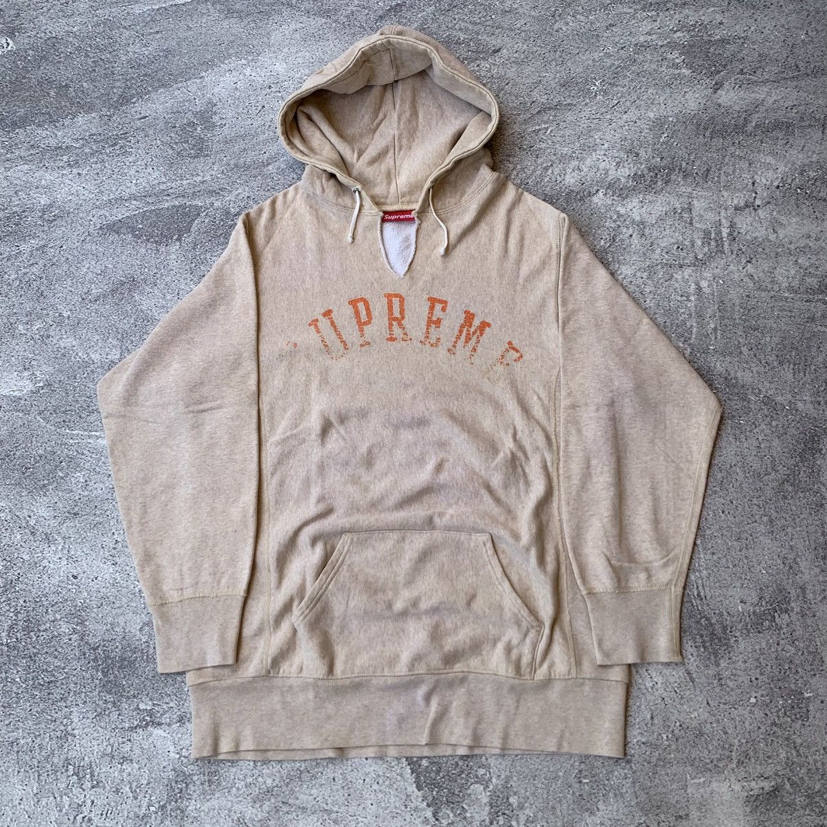 Supreme × Vintage Vintage 90’s Supreme Distressed Hoodie Size US L / EU 52-54 / 3 - 2 Thumbnail