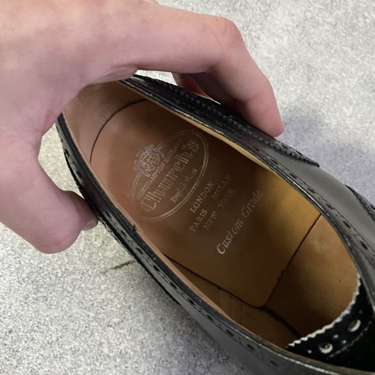 Church's Church's Oxford Shoes Size UK 7.5 26.5 cm Black Leather Size US 8 / EU 41 - 6 Thumbnail