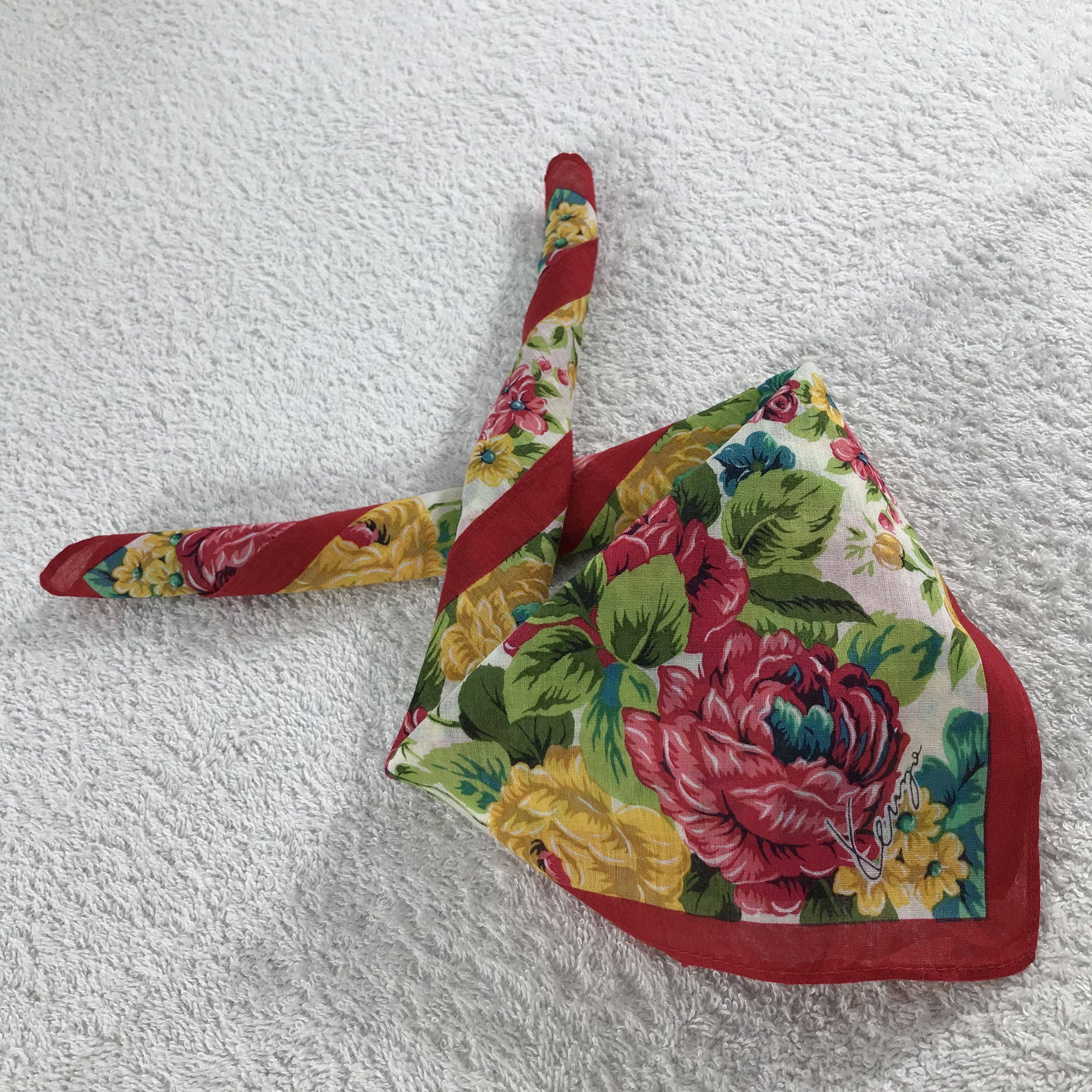 Kenzo × Vintage Kenzo Bandana / Handkerchief / Neckerchief - S333 Size ONE SIZE - 5 Thumbnail