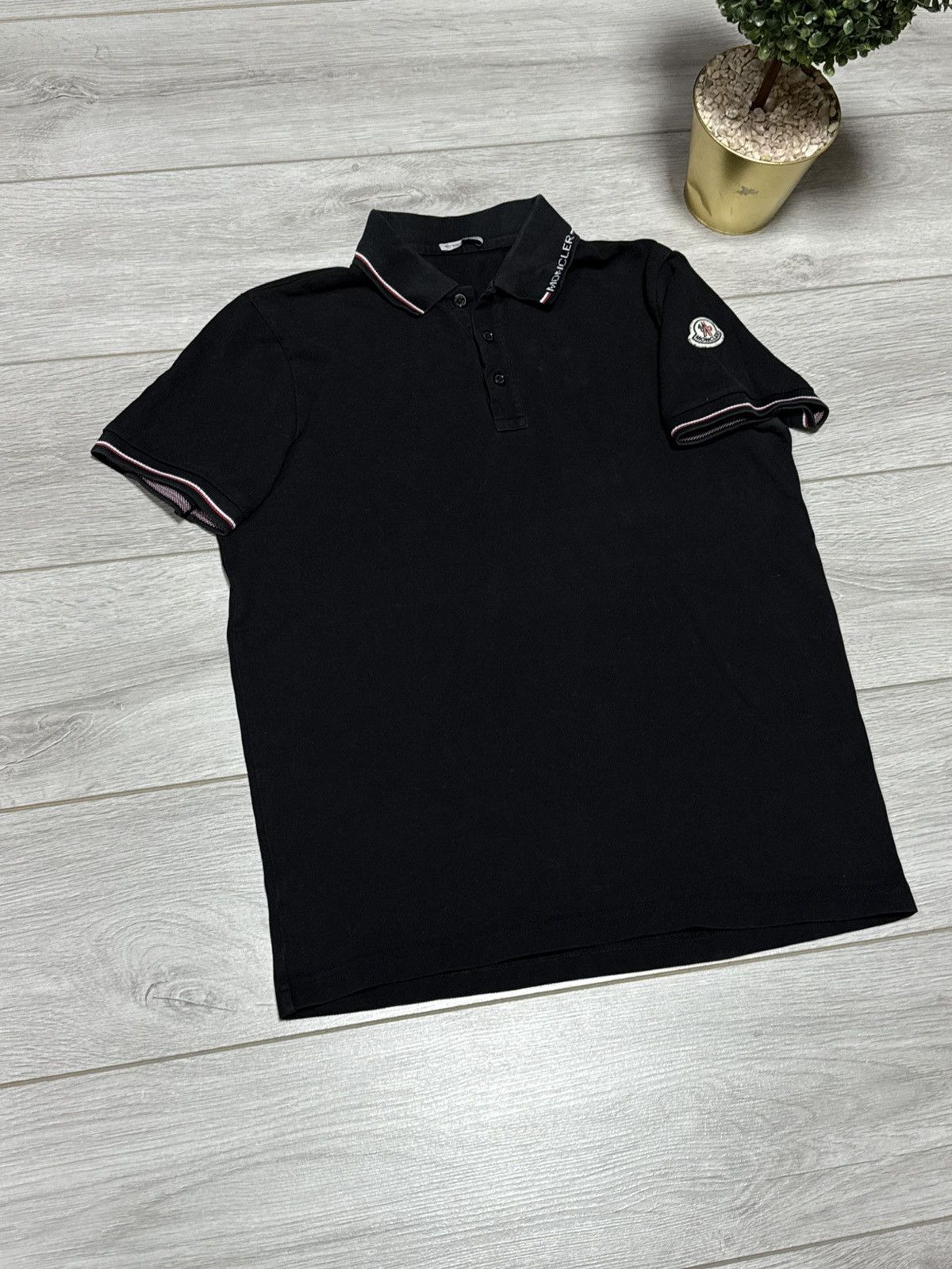 Moncler Moncler logo shirt polo buttons Size US M / EU 48-50 / 2 - 2 Thumbnail