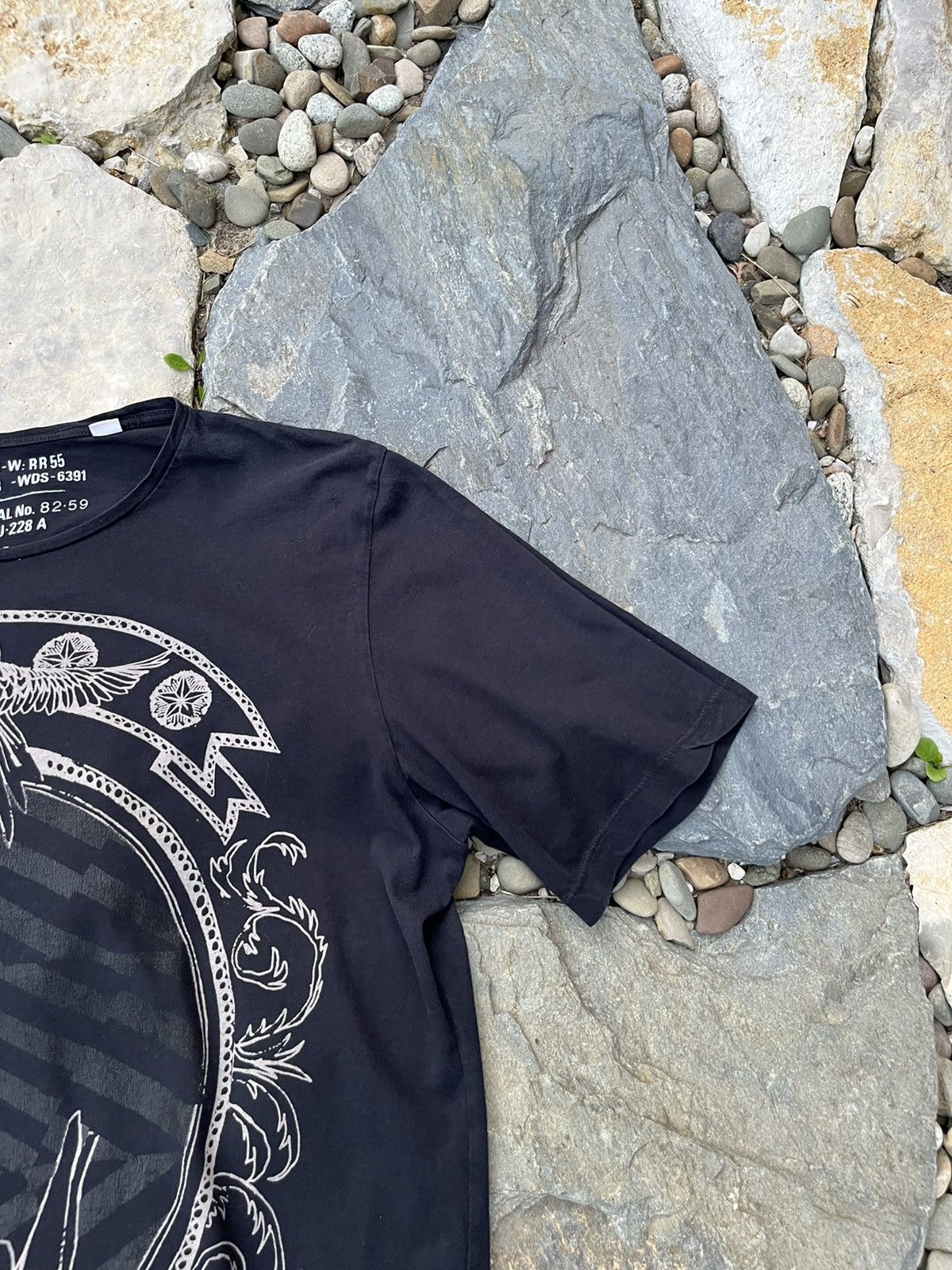 Diesel × Vintage Vintage Diesel RR y2k skull tee t-shirt eagle goth Size US XL / EU 56 / 4 - 2 Thumbnail