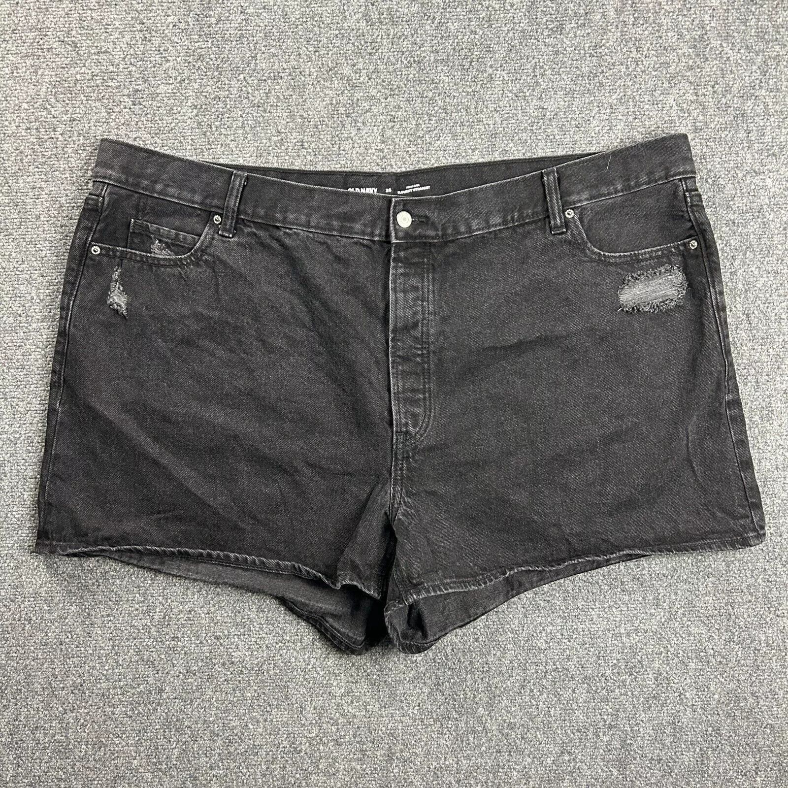 Old Navy Old Navy Shorts Womens Plus 26 Charcoal Wash High Rise Size 26" / US 2 / IT 38 - 1 Thumbnail