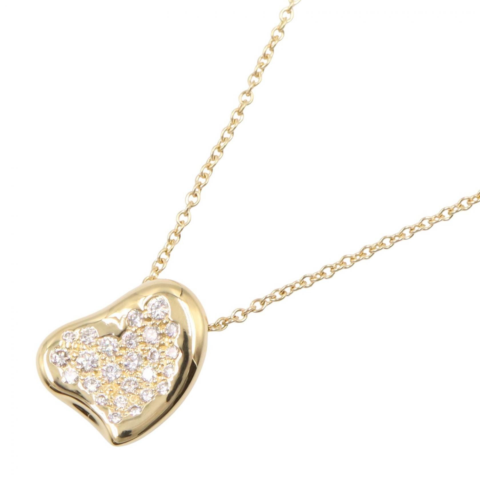 Tiffany & Co. Tiffany & Co. TIFFANY＆CO Full Heart Au750 Diamond Necklace Precious Metal Necklace DUTY FREE for USA Size ONE SIZE - 1 Thumbnail