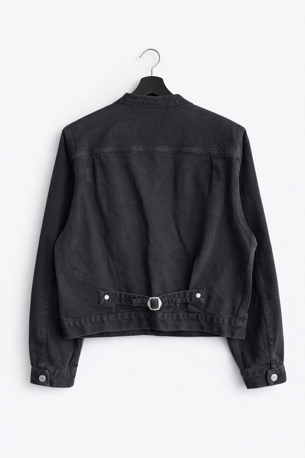 GU GU x Beautiful People Black Denim V-Neck Jacket Collab Size XL / US 12-14 / IT 48-50 - 2 Thumbnail