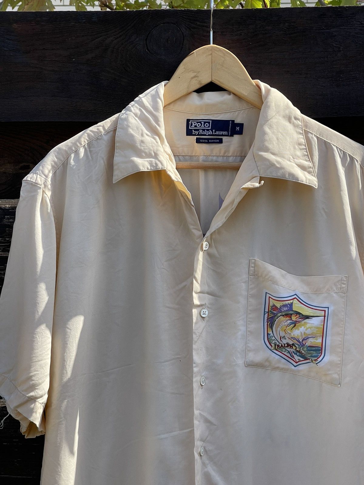 Polo Ralph Lauren 90’s Ralph Lauren Fishing vintage rayon shirt big logo Size US M / EU 48-50 / 2 - 11 Thumbnail