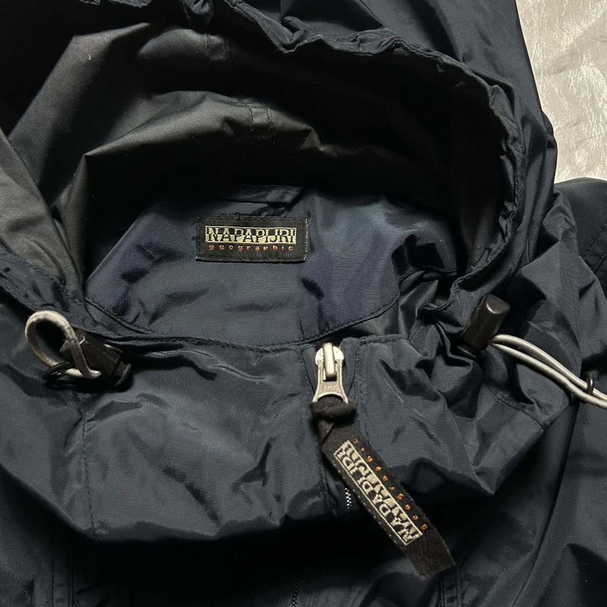 Napapijri Vintage Napapijri Big Logo Windbreaker Jacket Size US L / EU 52-54 / 3 - 5 Thumbnail