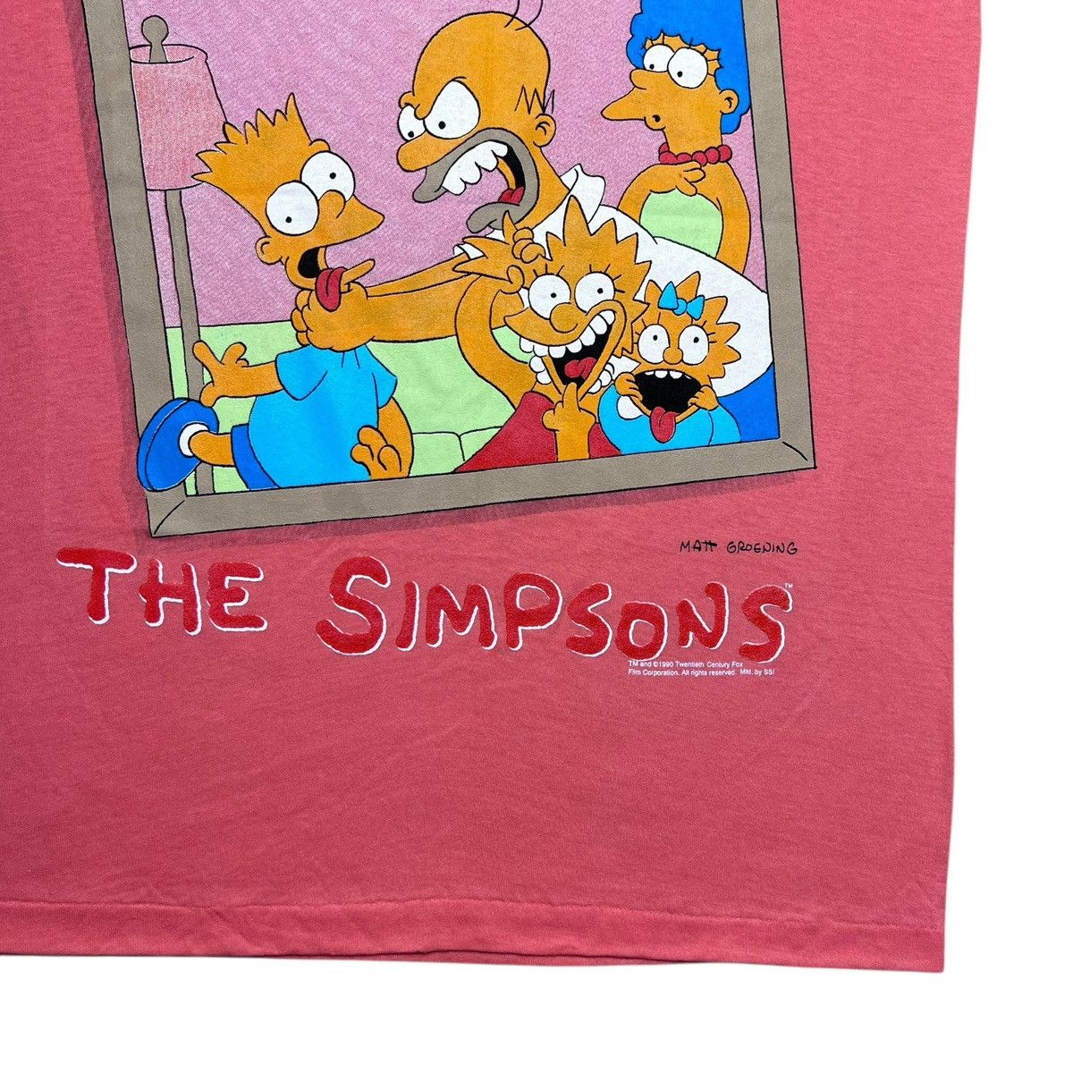The Simpsons NWT Vtg 1990 The Simpsons Family Portrait Graphic T-Shirt Size US L / EU 52-54 / 3 - 8 Thumbnail