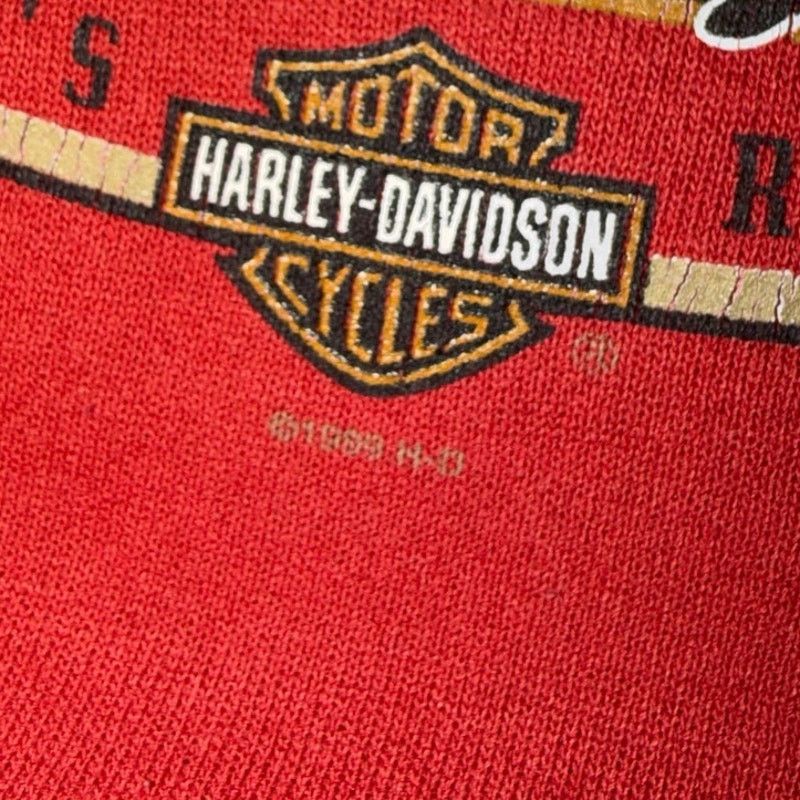Harley Davidson Harley Davidson Vintage 1999 Let’s Ride Logo Crewneck Mens M Size US M / EU 48-50 / 2 - 5 Thumbnail