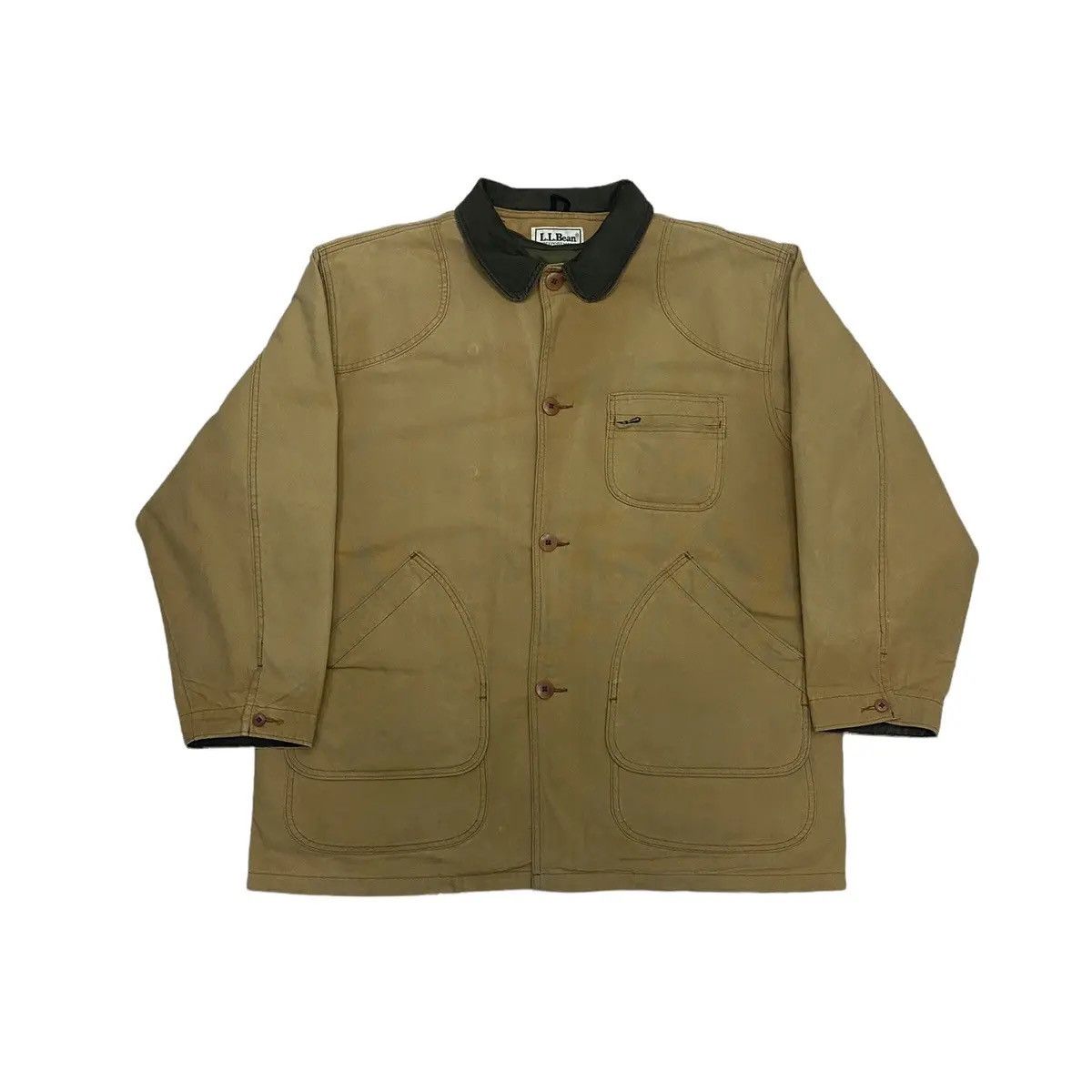 L.L. Bean 🔥VINTAGE LL BEAN FADED CHORE JACKET Size US XL / EU 56 / 4 - 1 Thumbnail