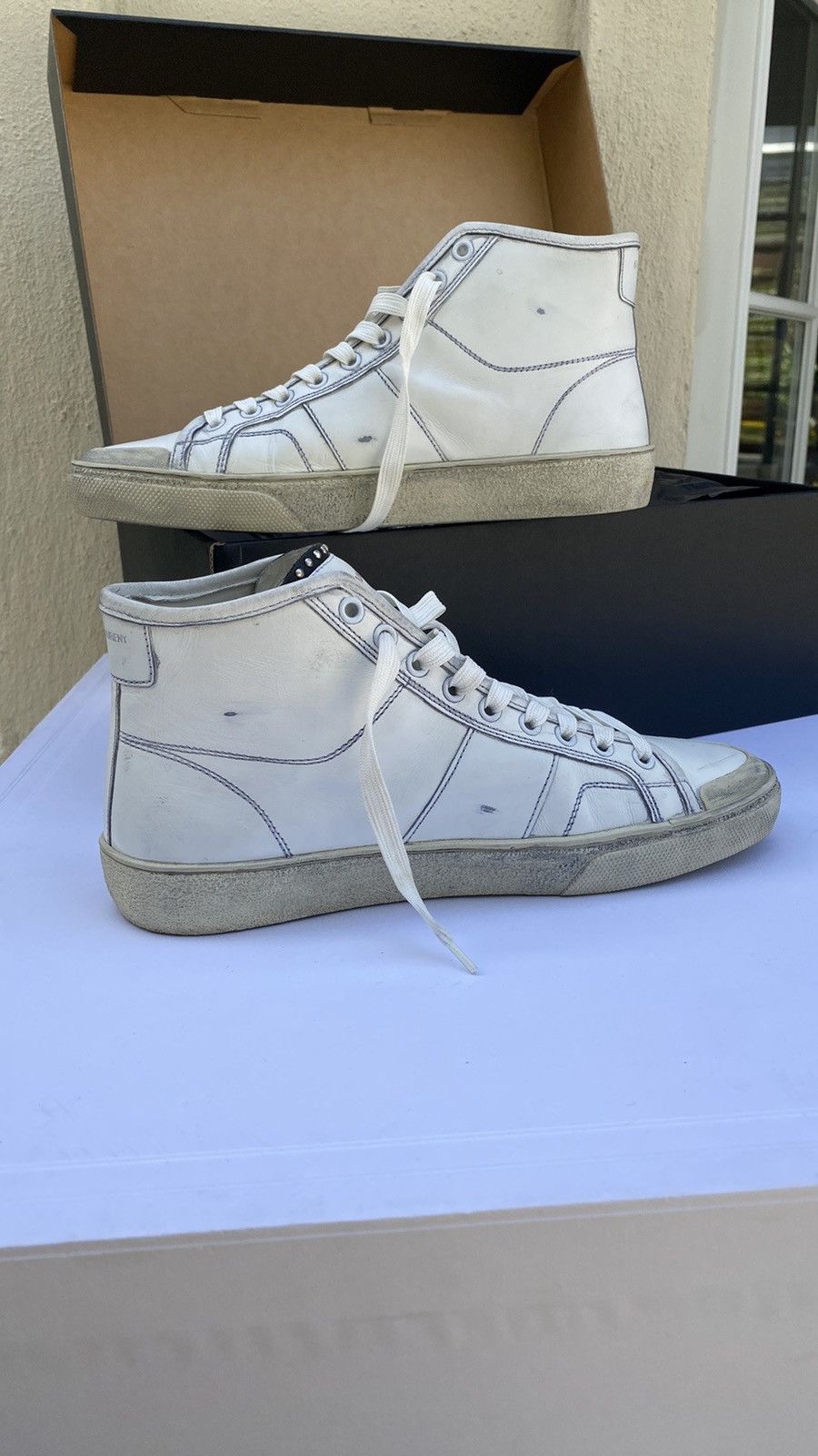Saint Laurent Paris SL 37M Surf Sound Sneakers Size US 7 / EU 40 - 7 Thumbnail