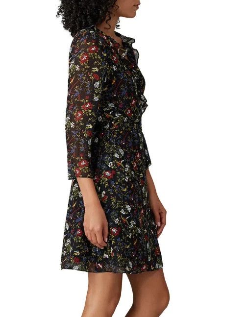 Madewell NWT MADEWELL Floral Dress Anthropologie Sz L NWT MSRP $138 Size L / US 10 / IT 46 - 3 Thumbnail