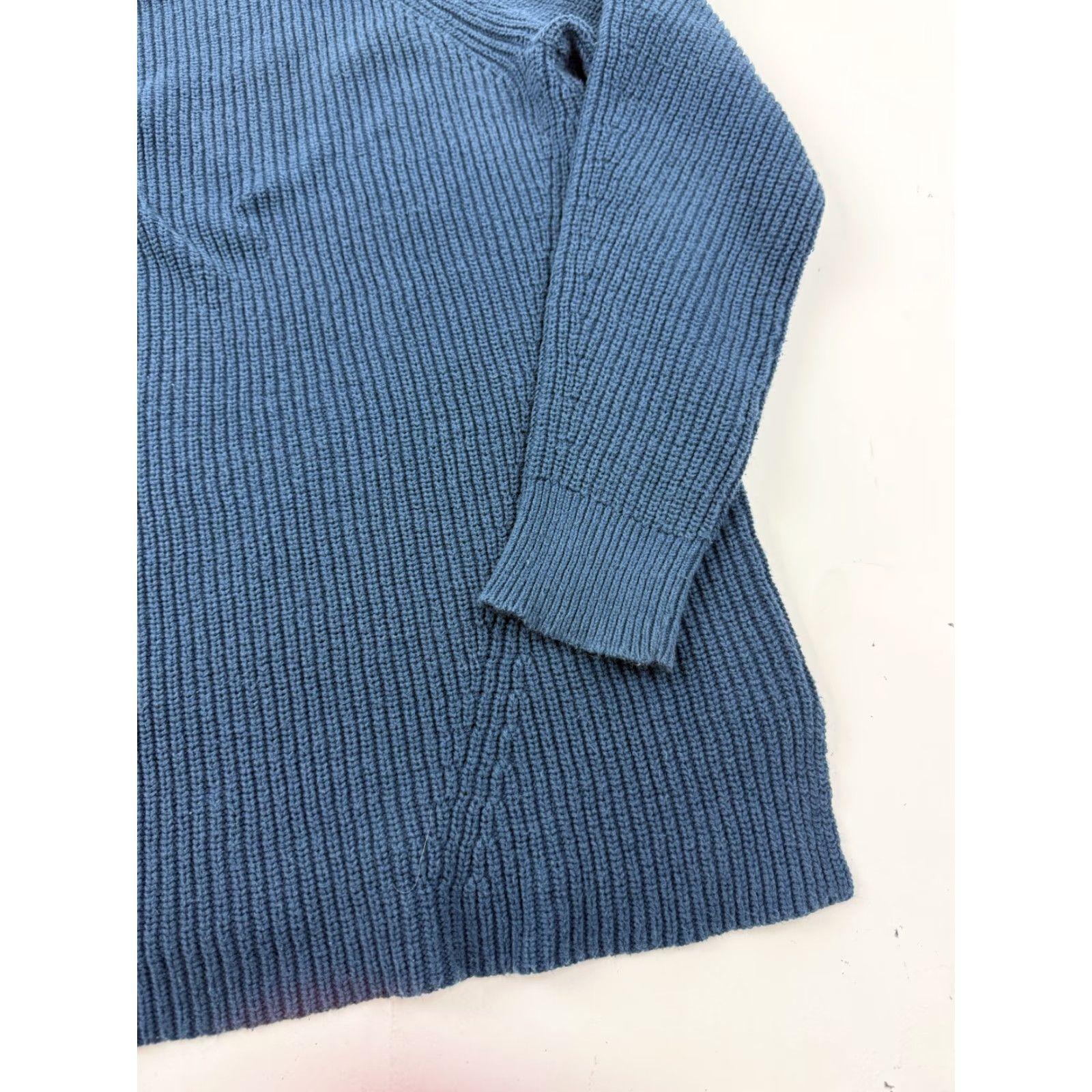 Vintage Chadwicks Sweater Womens Large Blue Cotton Acrylic Raglan Knit Pullover Crew Neck Casual M Size L / US 10 / IT 46 - 2 Thumbnail