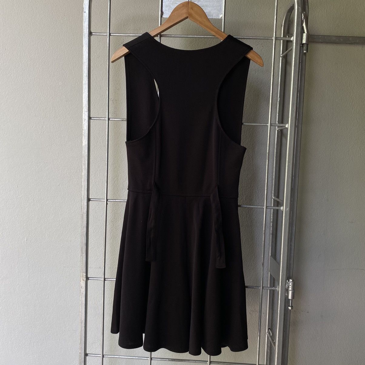 Jean Paul Gaultier JUNIOR Gaultier Deep V-Neck Black Romper Skort Size S / US 4 / IT 40 - 15 Thumbnail