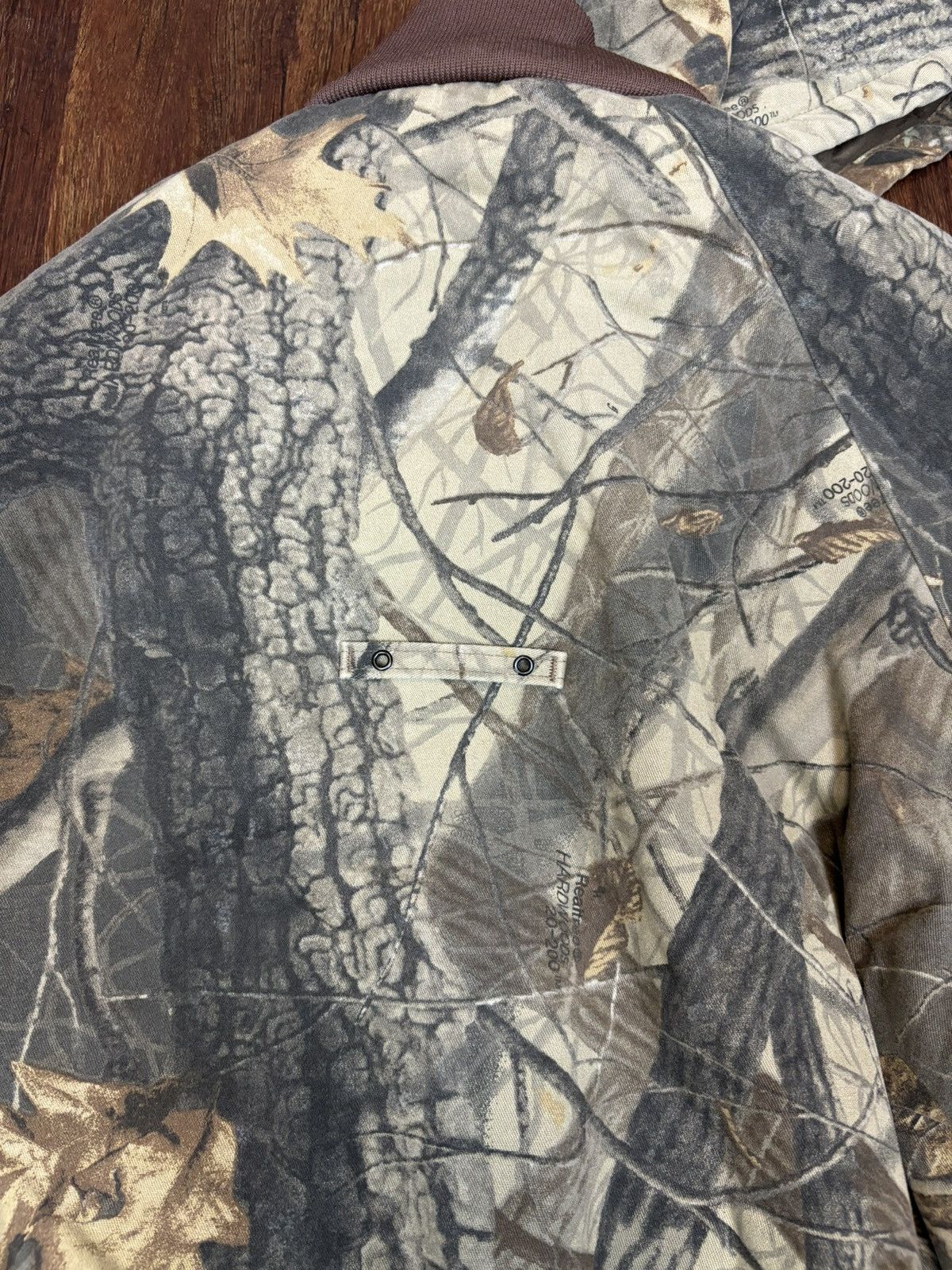 Vintage Vintage duxbak camo realtre quilted zip and button up jacket Size US XL / EU 56 / 4 - 6 Thumbnail