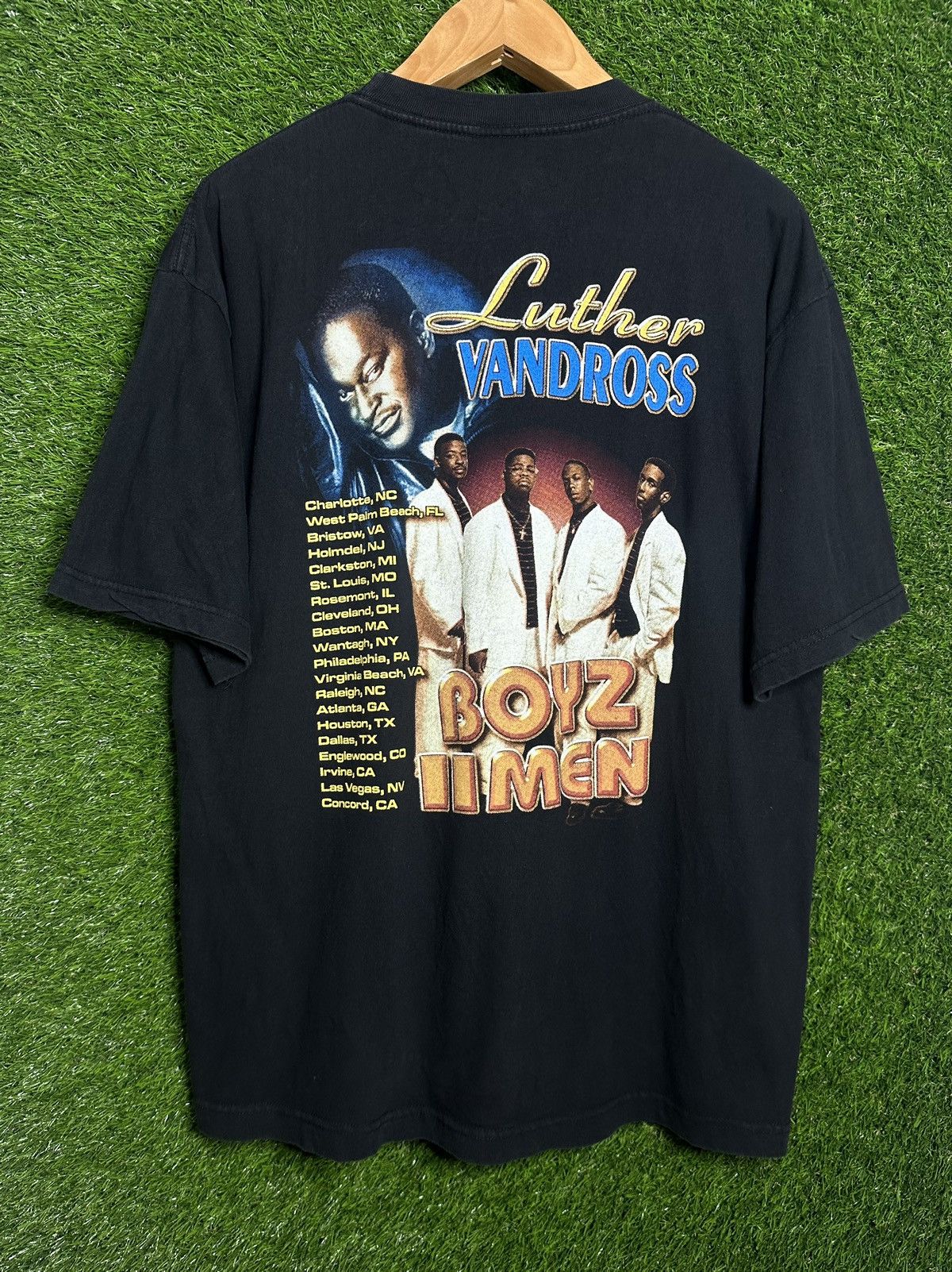 Rap Tees × Streetwear × Vintage ?Vintage Luther Vandross Boyz II 