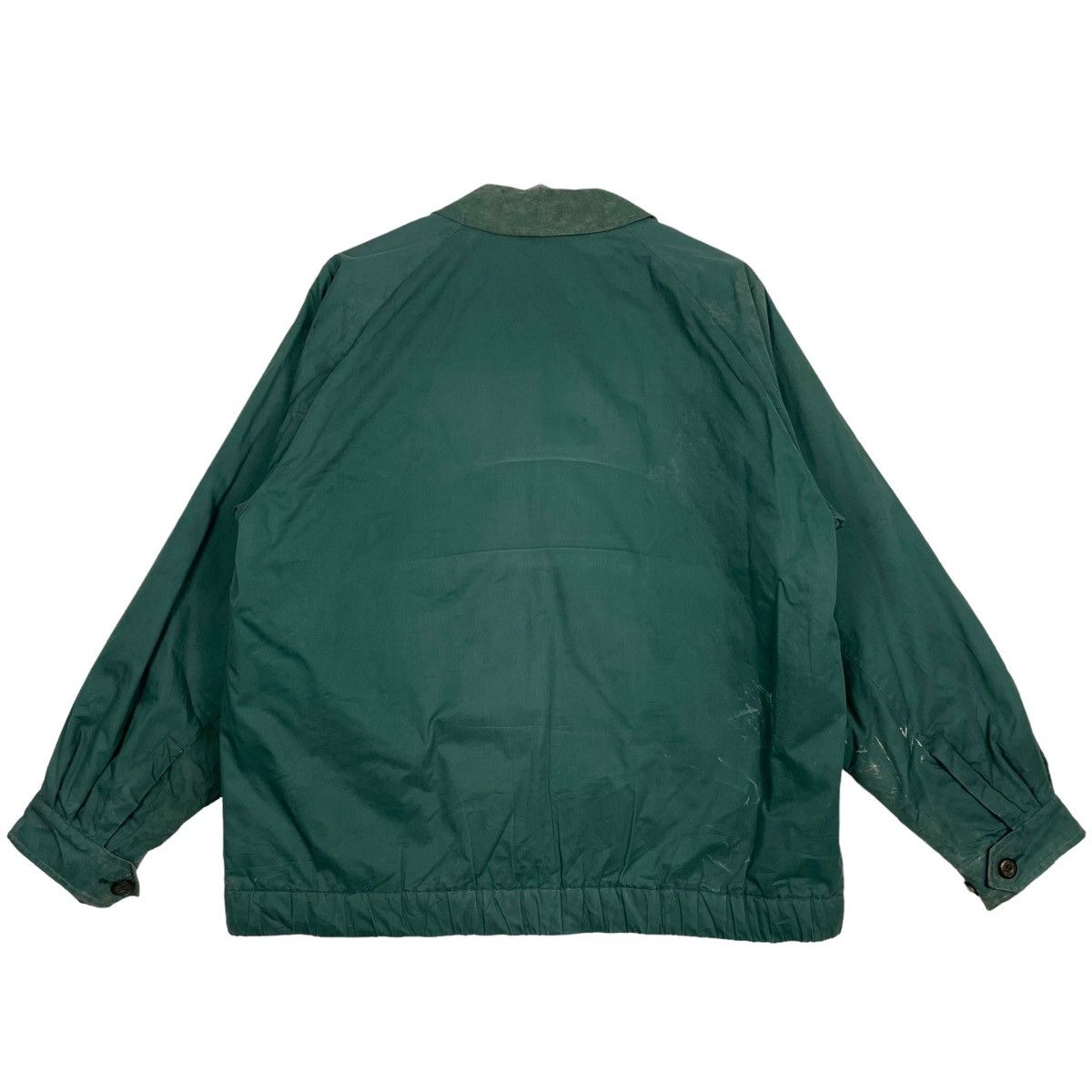 Burberry × Burberry Prorsum 💥80s BURBERRYS PRORSUMS GREEN COTTON JACKET Size US L / EU 52-54 / 3 - 11 Thumbnail