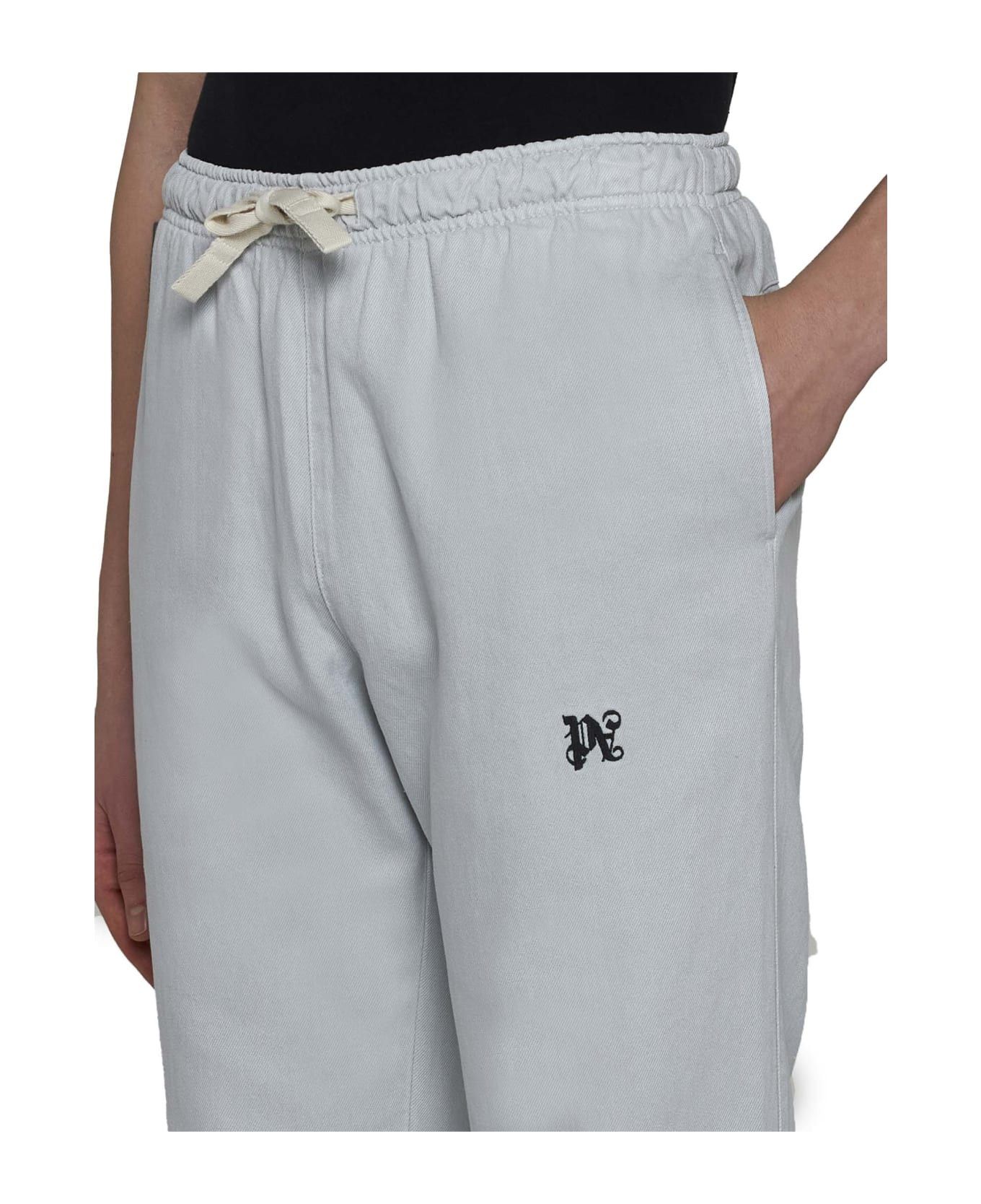 Palm Angels o1y0325 Logo Jogger & Sweatpant in Light Grey Size US 36 / EU 52 - 2 Thumbnail