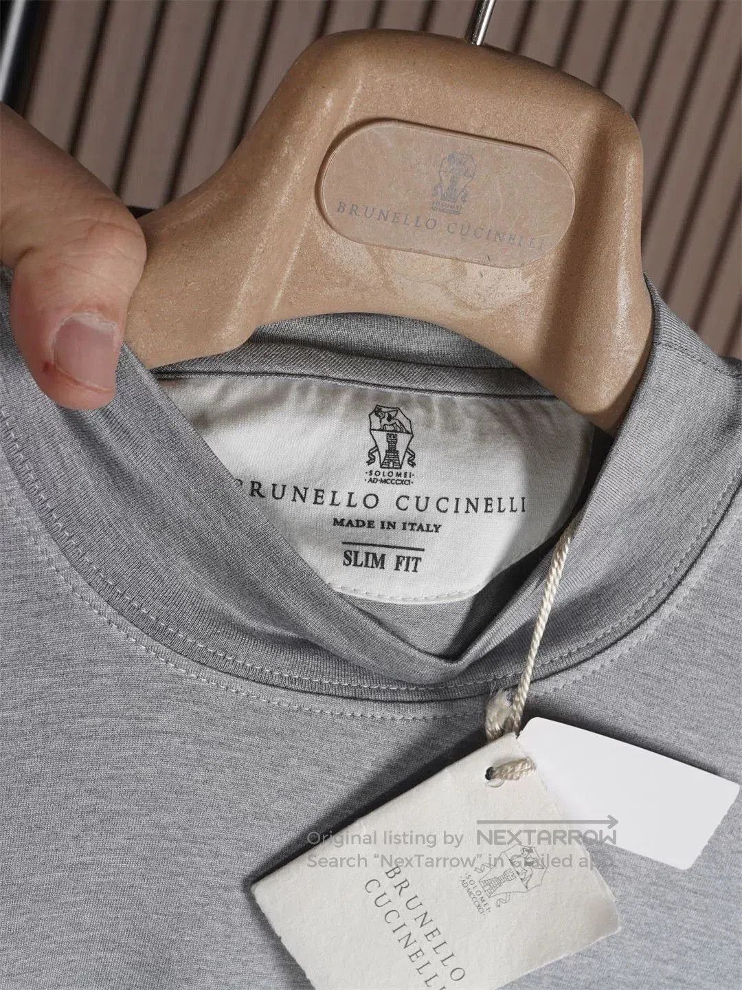 Brunello Cucinelli Brunello Cucinelli Men's Gray Long Sleeve Tee. Size US M / EU 48-50 / 2 - 3 Thumbnail