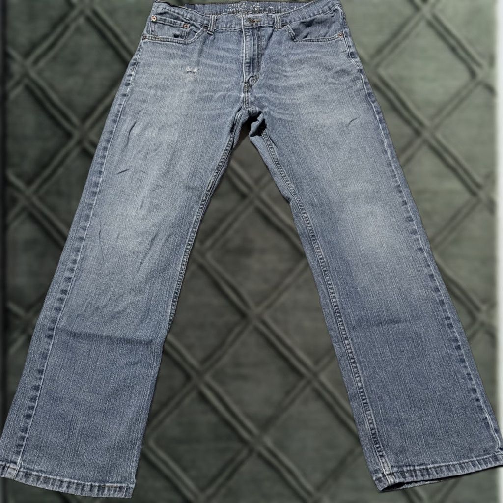 Levi's Signature by Levi Strauss Jeans Men's Denim Mid Rise Relaxed Straight - 34x30 Blue • 5-Pocket Design • Button, Zip Closure Size US 34 / EU 50 - 1 Thumbnail