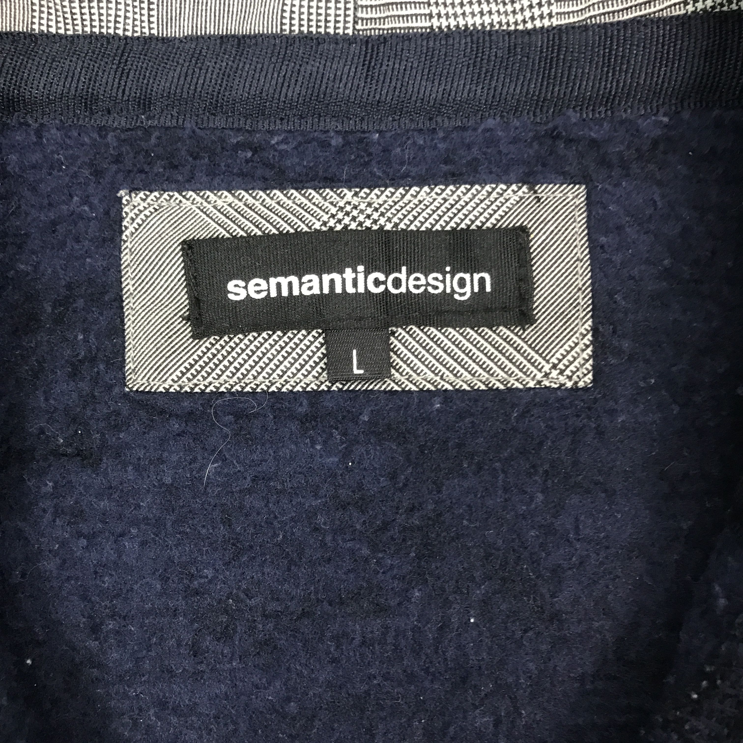 Japanese Brand × Vintage × semanticdesign Vintage Semantic Design Button up hoodie Jacket Size US L / EU 52-54 / 3 - 9 Thumbnail