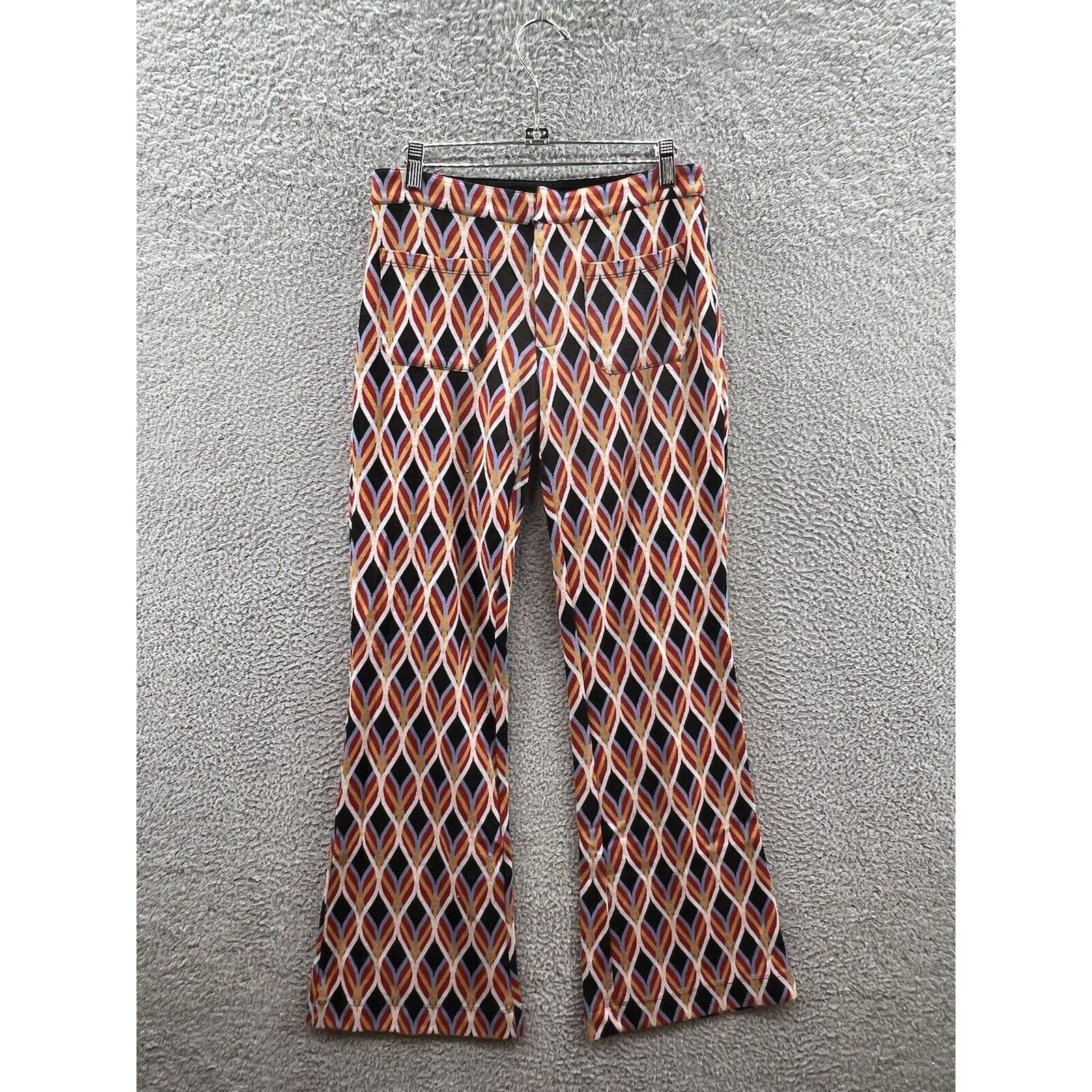Free People Free People Jaquard Flares Pant Retro Knit MSRP $128 Size 4 Size 27" / US 4 / IT 40 - 1 Thumbnail