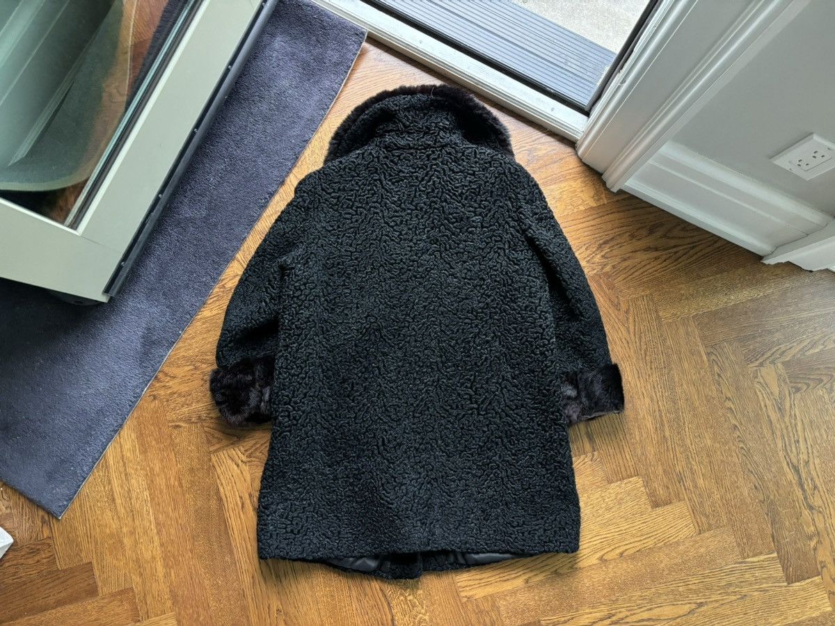 Vintage 1960s Astrakhan Coat Vintage Persian Lamb Wool Fur Trim Pea Size US XS / EU 42 / 0 - 16 Thumbnail