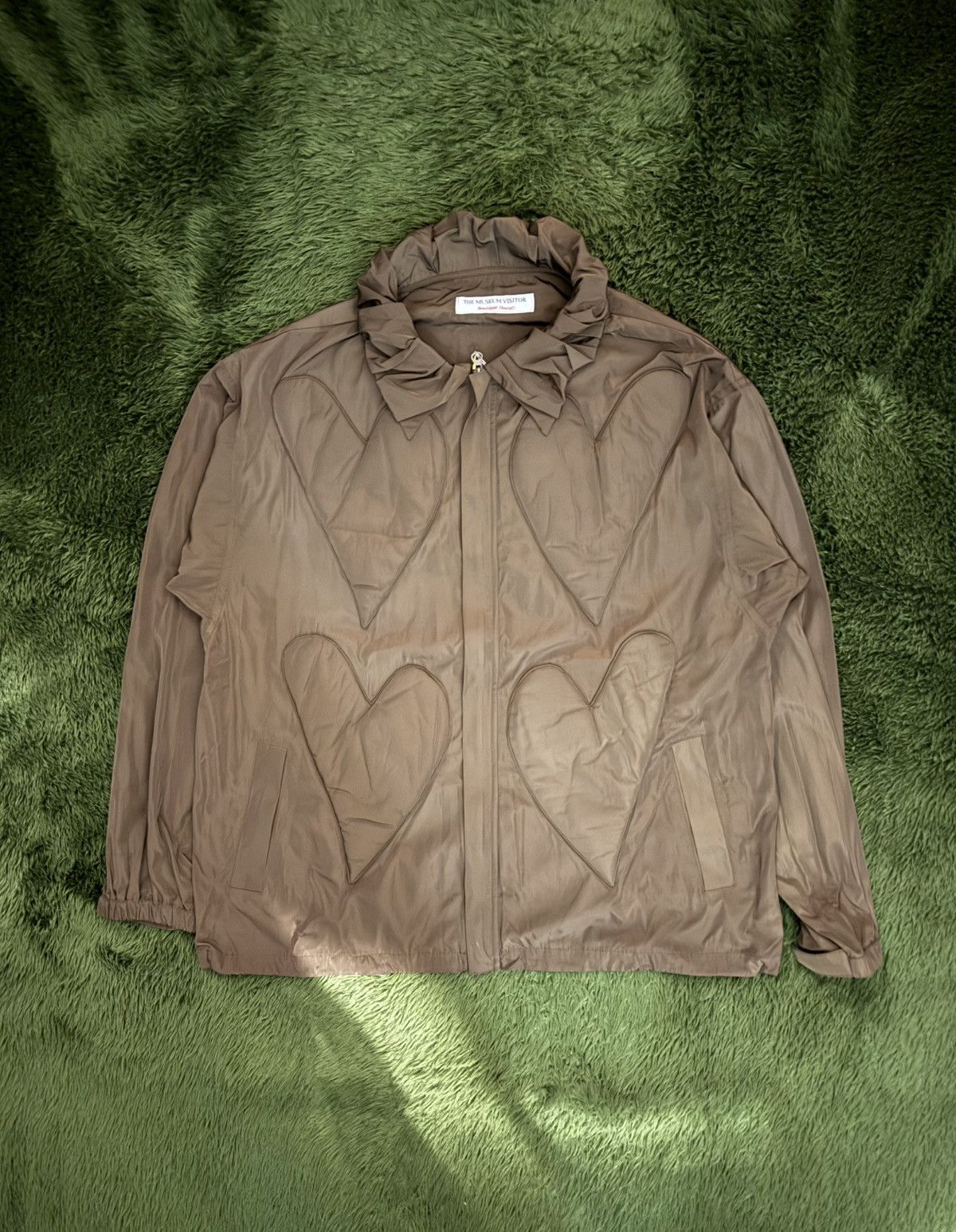 Japanese Brand [L] The Museum Visitor Heart Embossed Poly Jacket 