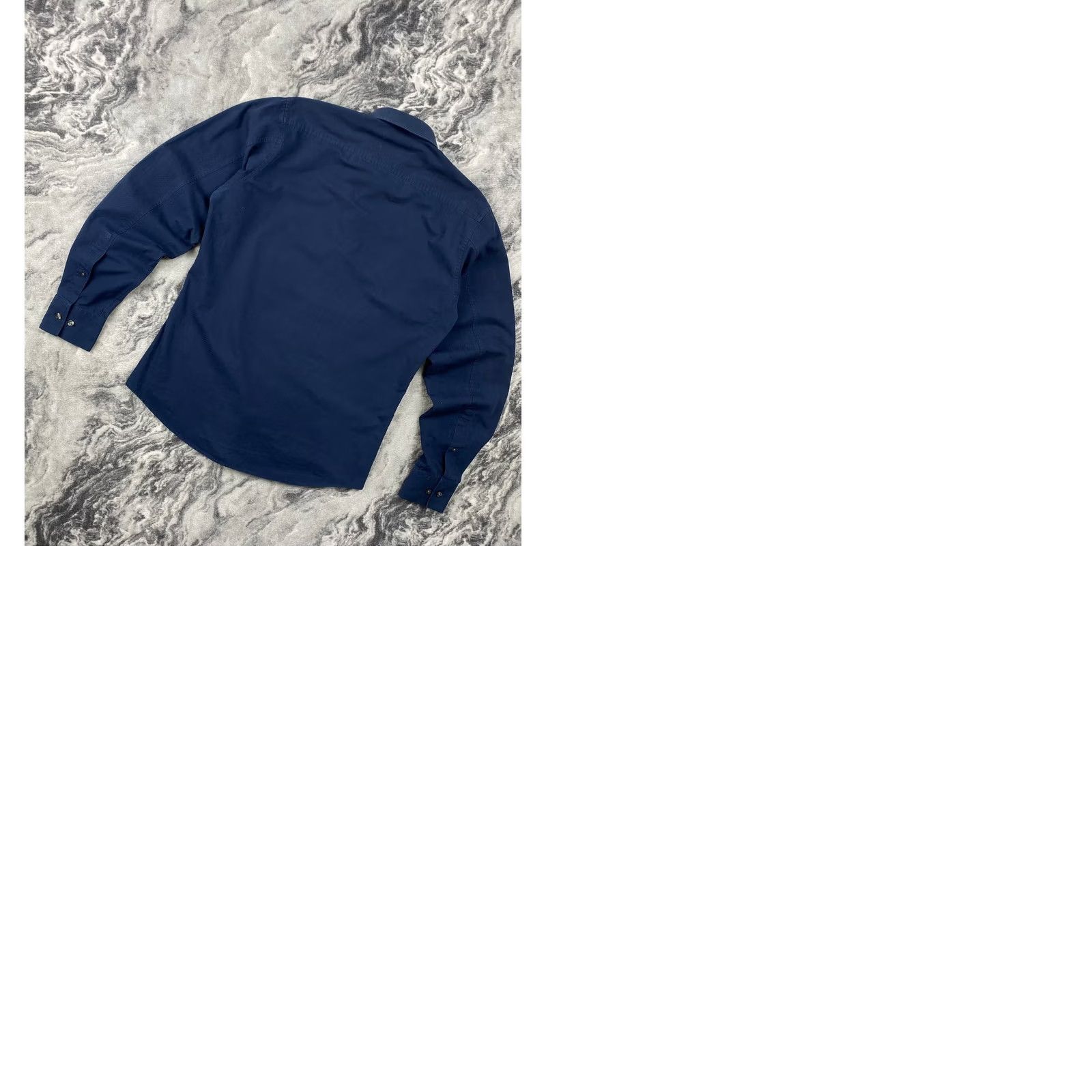Yves Saint Laurent VINTAGE Saint Laurent Shirt Collared Long Sleeve Men M Blue Button Size US M / EU 48-50 / 2 - 9 Thumbnail