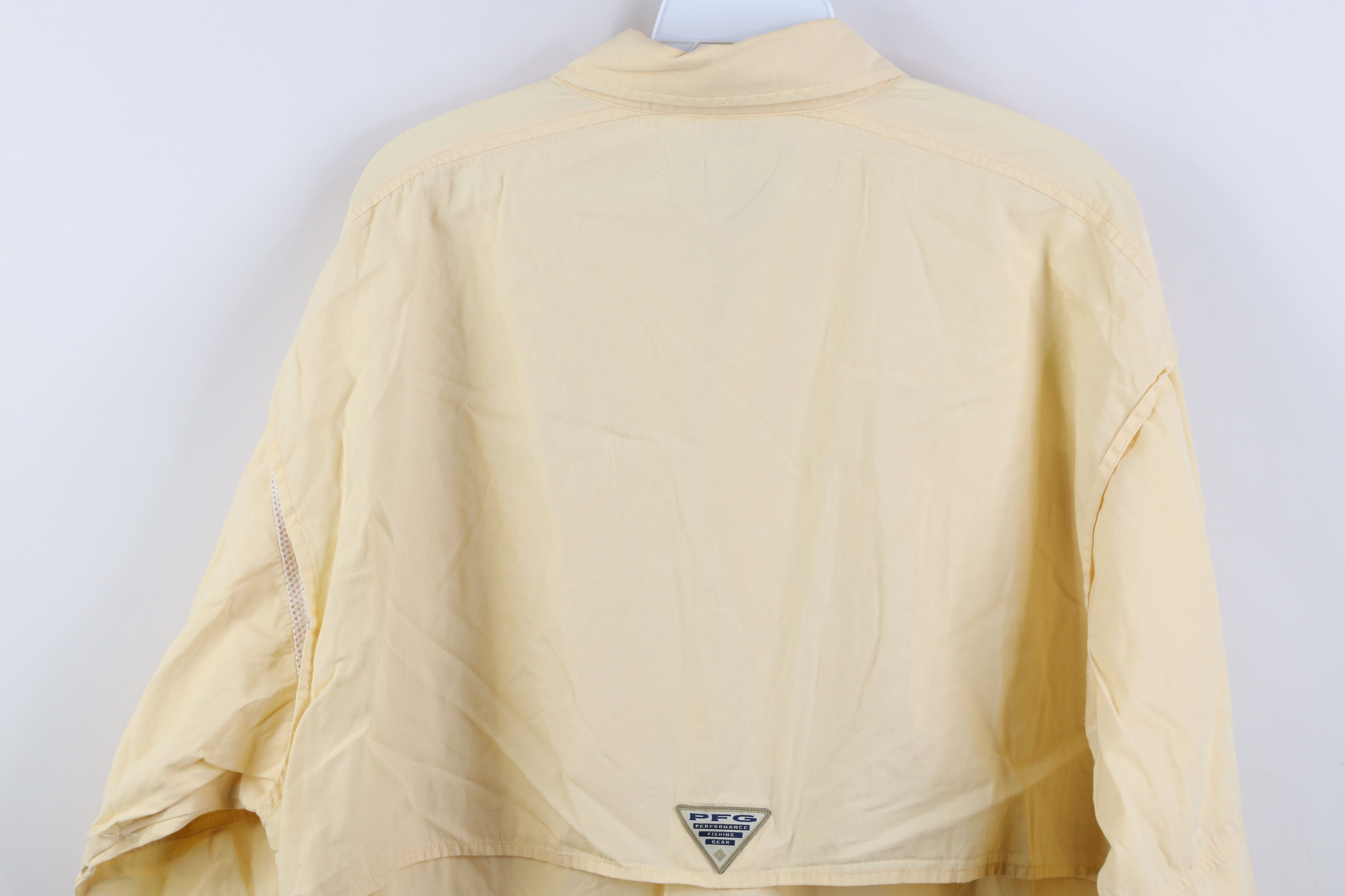 Columbia Vintage Columbia PFG Vented Fishing Button Down Shirt Yellow Size US L / EU 52-54 / 3 - 15 Thumbnail
