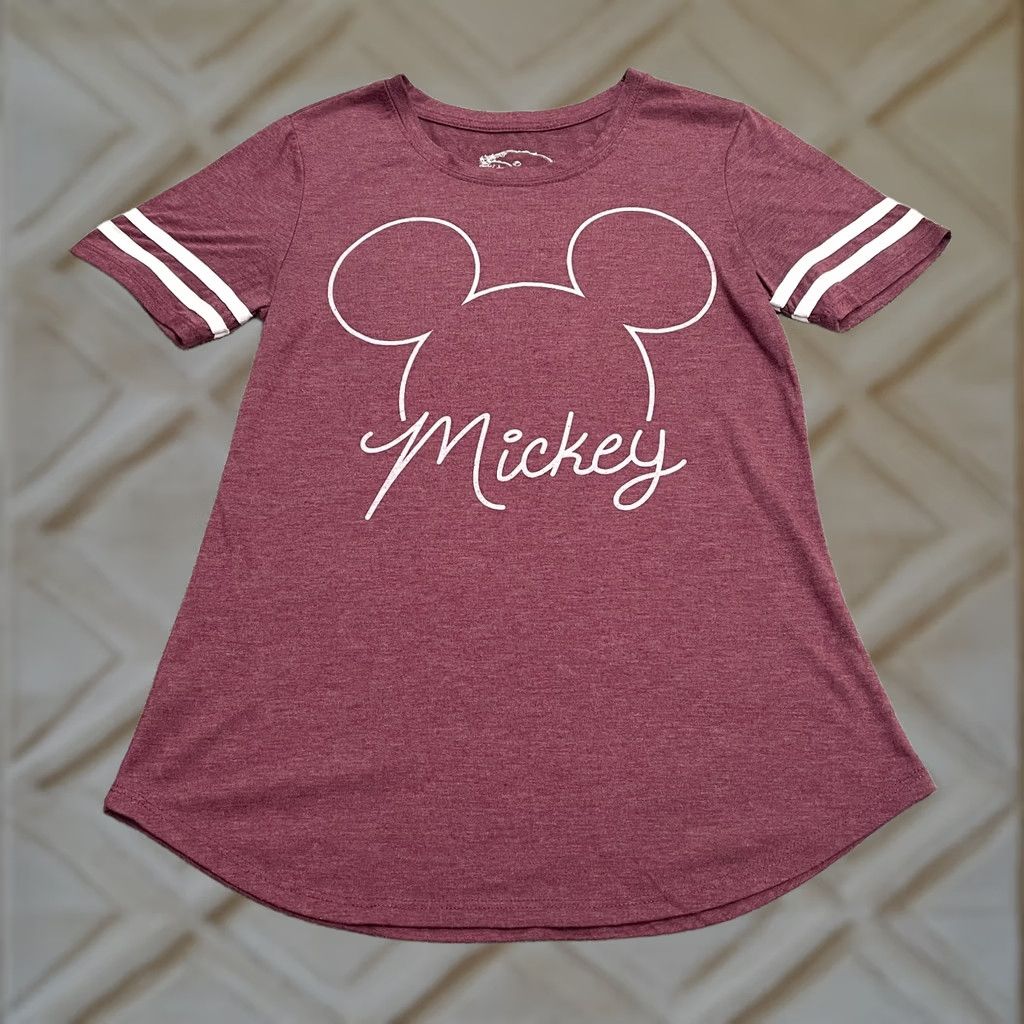 Disney Disney Mickey Mouse Graphic T-Shirt Womens Small Red Crew Neck Short Sleeve Tee Size S / US 4 / IT 40 - 1 Thumbnail