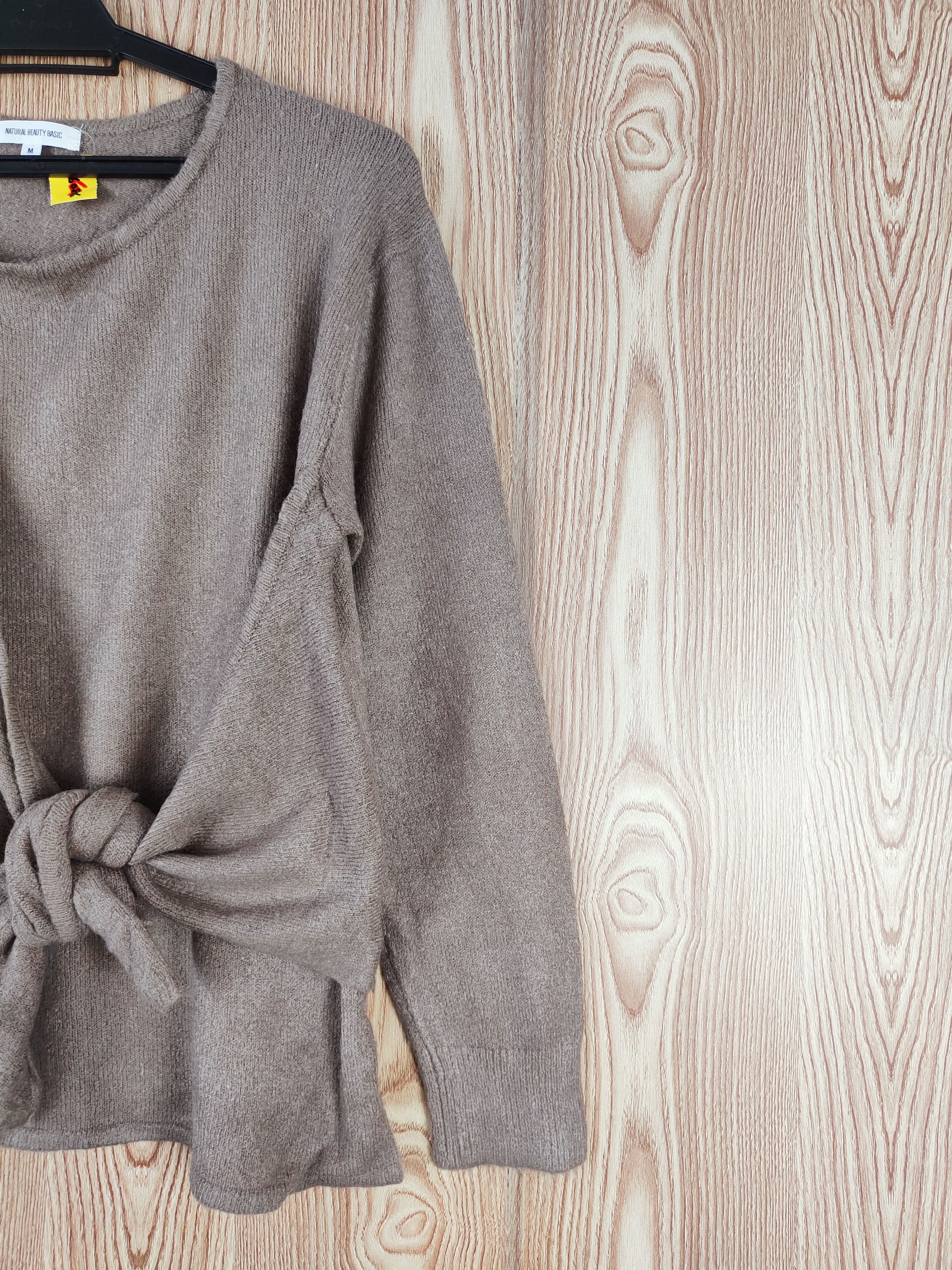 Homespun Knitwear × Japanese Brand × Vintage Natural Beauty Basic Brown Knitwear Sweatshirts #W363 Size M / US 6-8 / IT 42-44 - 6 Thumbnail