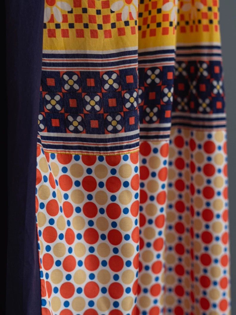 Comme des Garcons Comme Des Garcons size M Ethnic stitching flower printing Size 23" - 6 Thumbnail