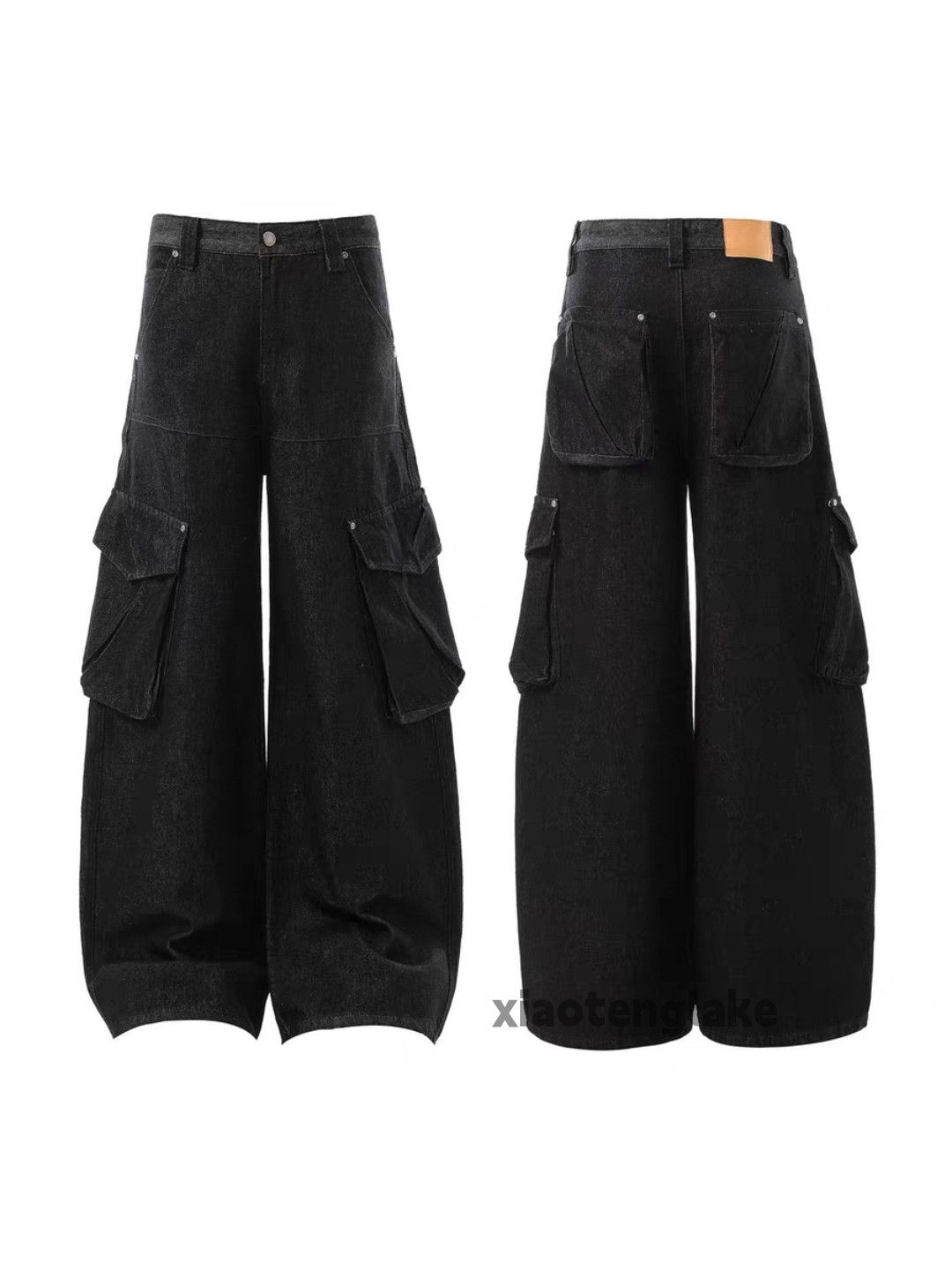 Jean xtl utility loose baggy skate hiphop military cargo jeans Size US 32 / EU 48 - 1 Thumbnail