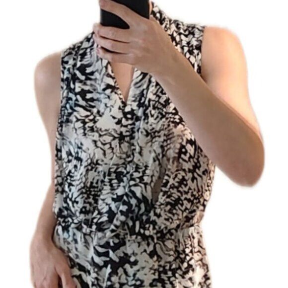 Parker Parker silk sleeveless faux wrap dress abstract print XS Size XS / US 0-2 / IT 36-38 - 2 Thumbnail