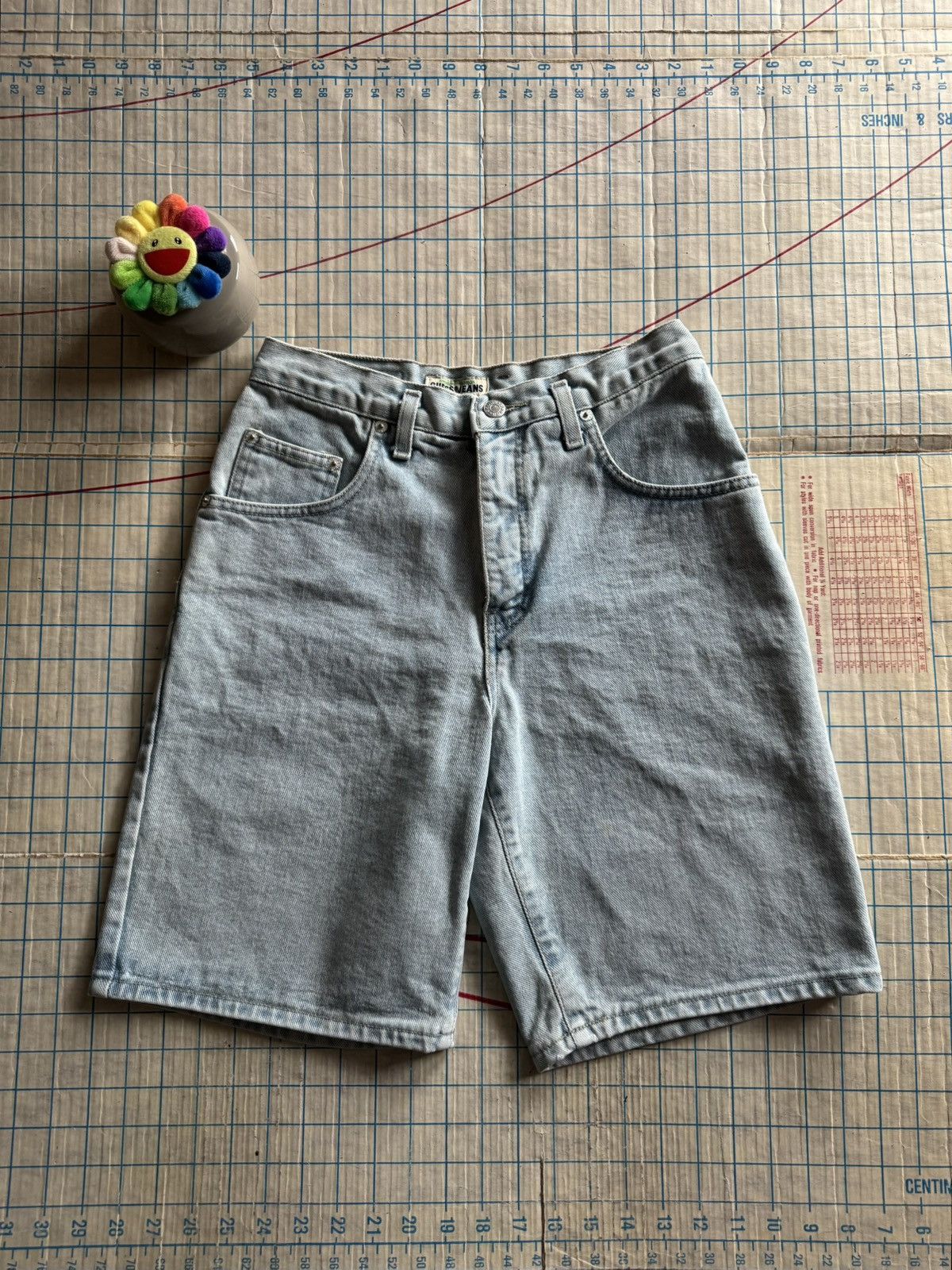 Guess × Vintage Vintage Guess Jean Shorts Men’s Size 28 Light Stonewashed Size US 28 / EU 44 - 1 Thumbnail