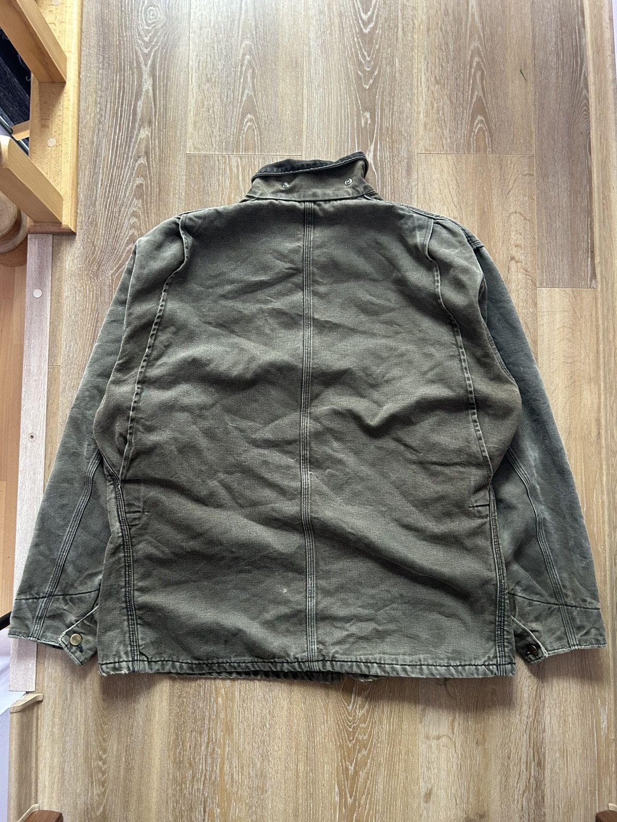 Carhartt Vintage Carhartt Jacket Men 46 C01 BLK Canvas Chore Blanket Size US XXL / EU 58 / 5 - 19 Thumbnail
