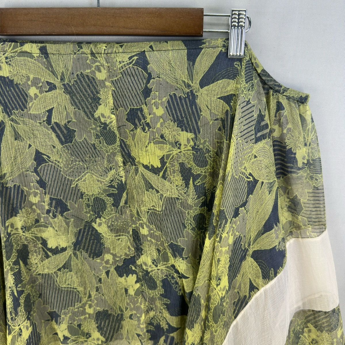 Diesel Diesel Sheer Silk Asymmetrical Cape/Skirt Size ONE SIZE - 2 Thumbnail