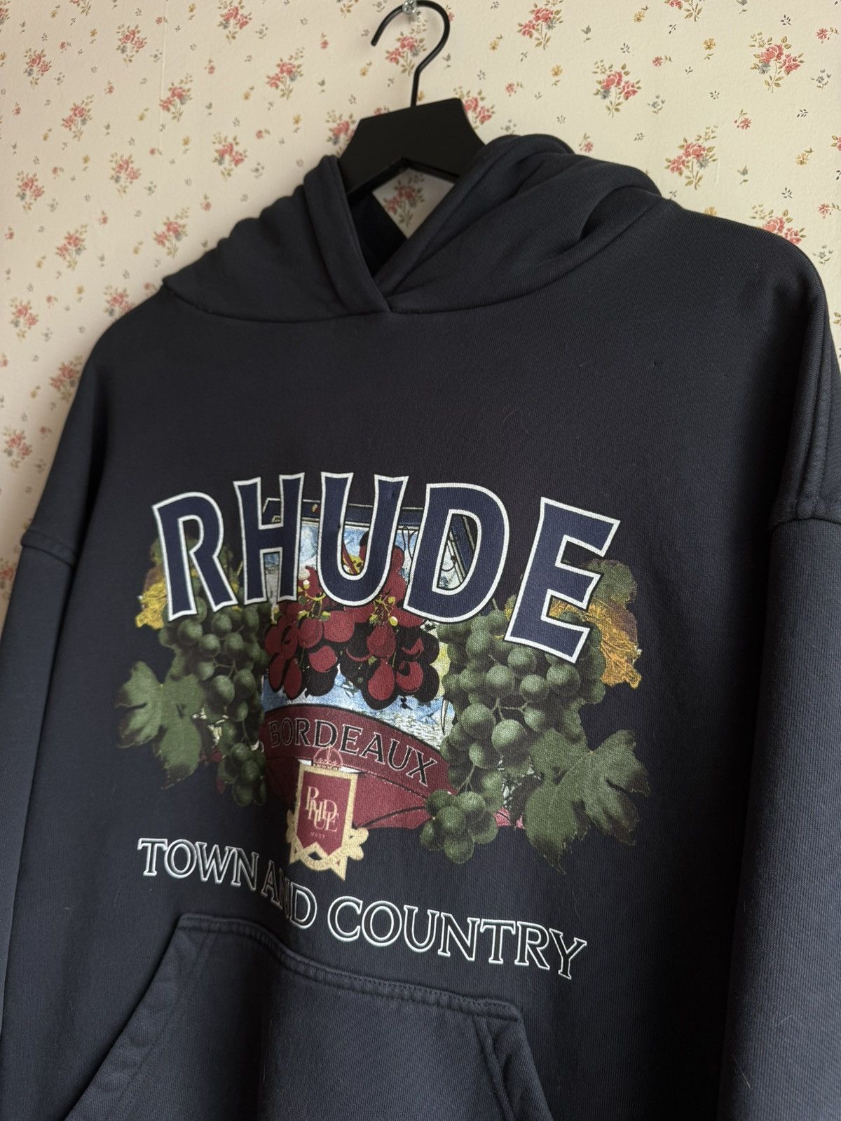 Rhude Rhude Bordeaux Town & Country Hoodie Size US M / EU 48-50 / 2 - 2 Thumbnail