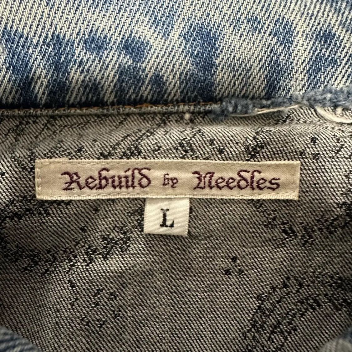 Needles Rebuild By Needles Denim Jacket Size US L / EU 52-54 / 3 - 5 Thumbnail