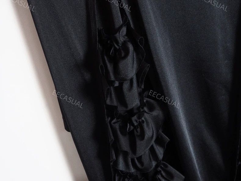 Comme des Garcons Comme Des Garcons Layered ruffled pleated long-sleeved dre Size S / US 4 / IT 40 - 6 Thumbnail