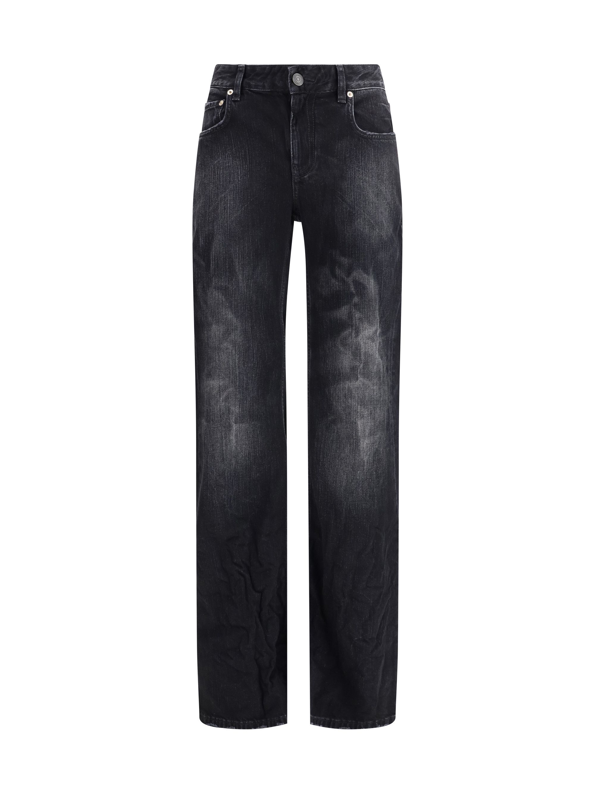 Balenciaga Denim trousers with frayed edges 25 | Grailed