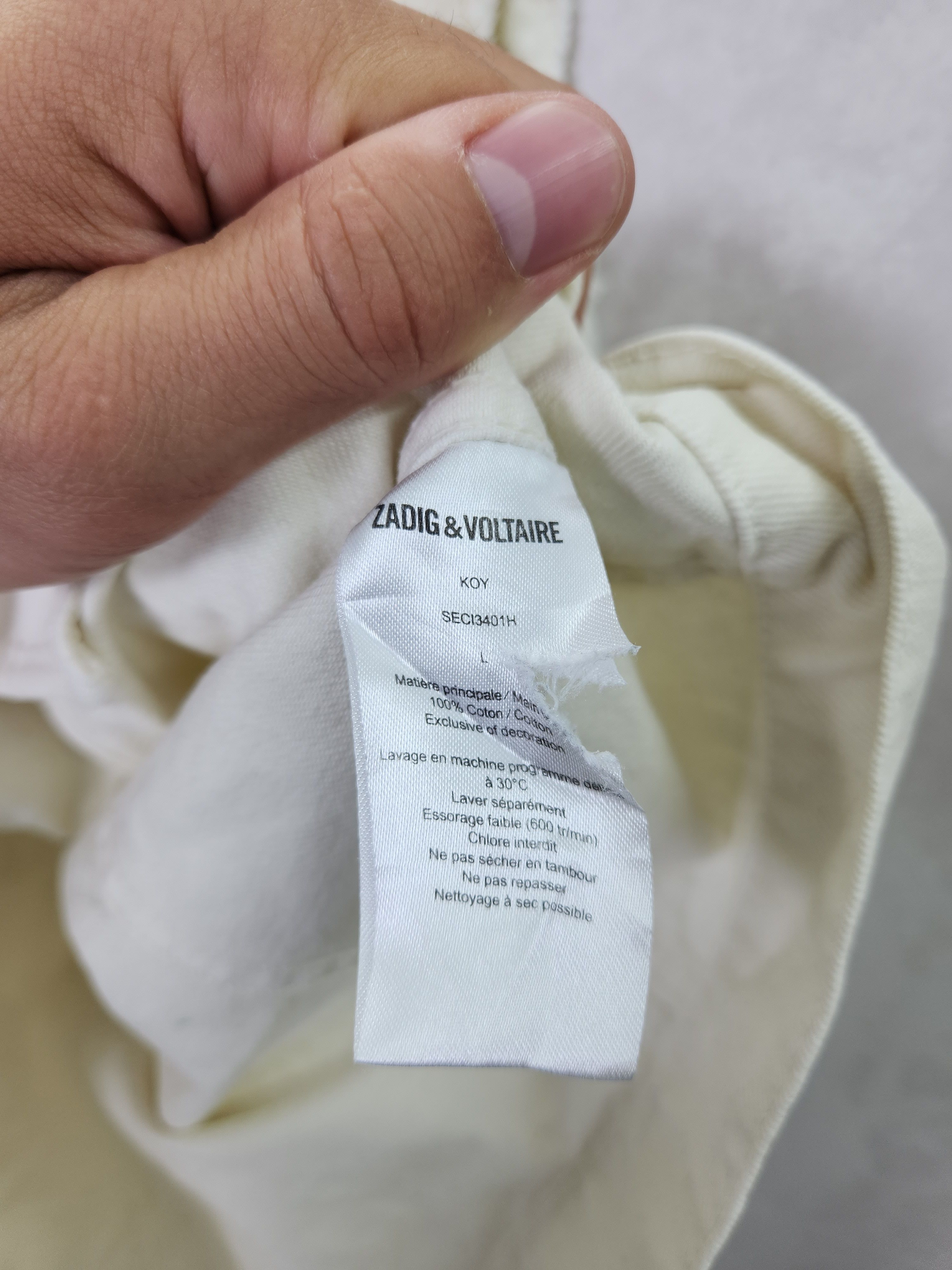 Zadig & Voltaire Zadig Voltaire white denim cotton jeans vest Size L / US 10 / IT 46 - 10 Thumbnail