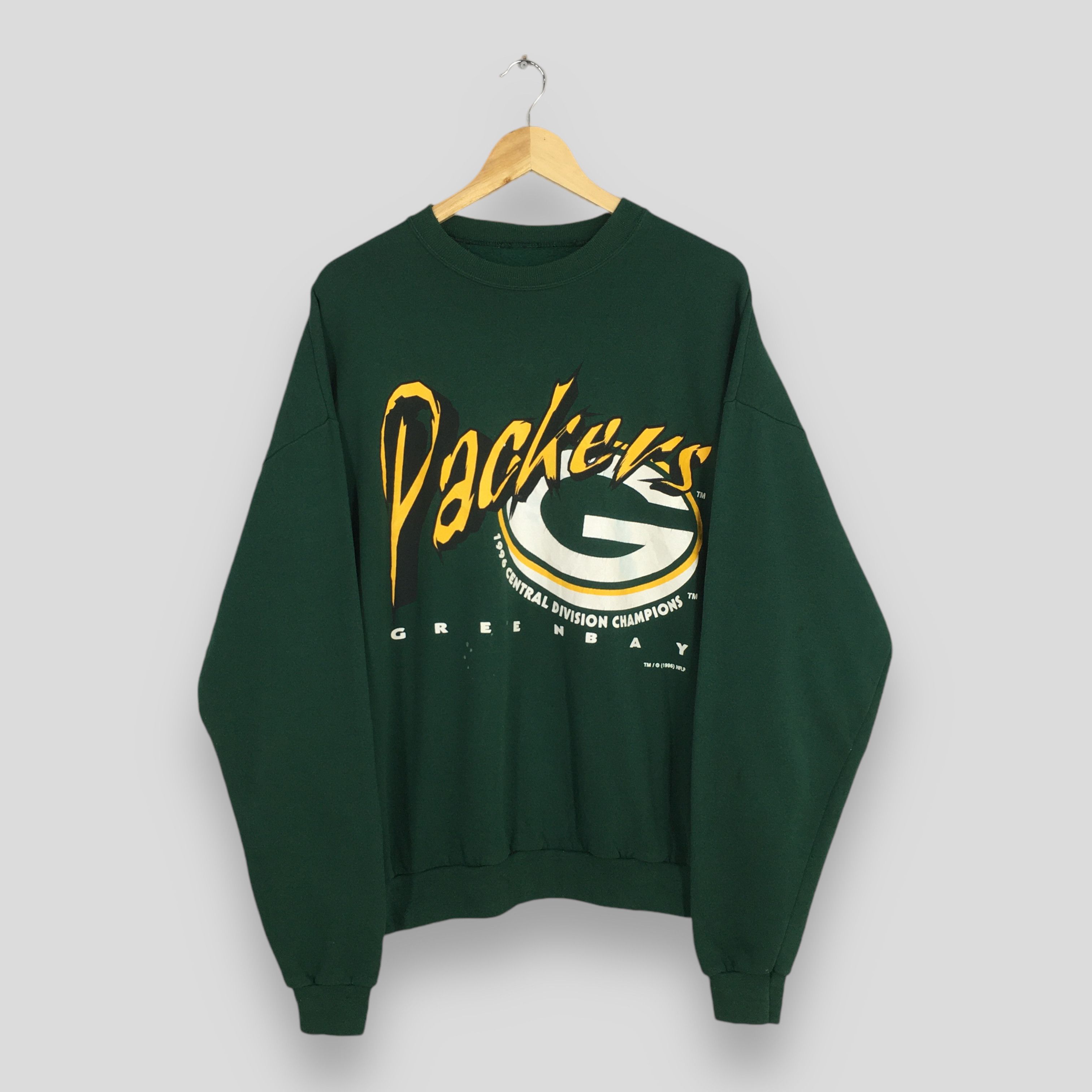 NFL Vintage 90s Green Bay Packers NFL Sweatshirt XLarge Size US XL / EU 56 / 4 - 1 Thumbnail